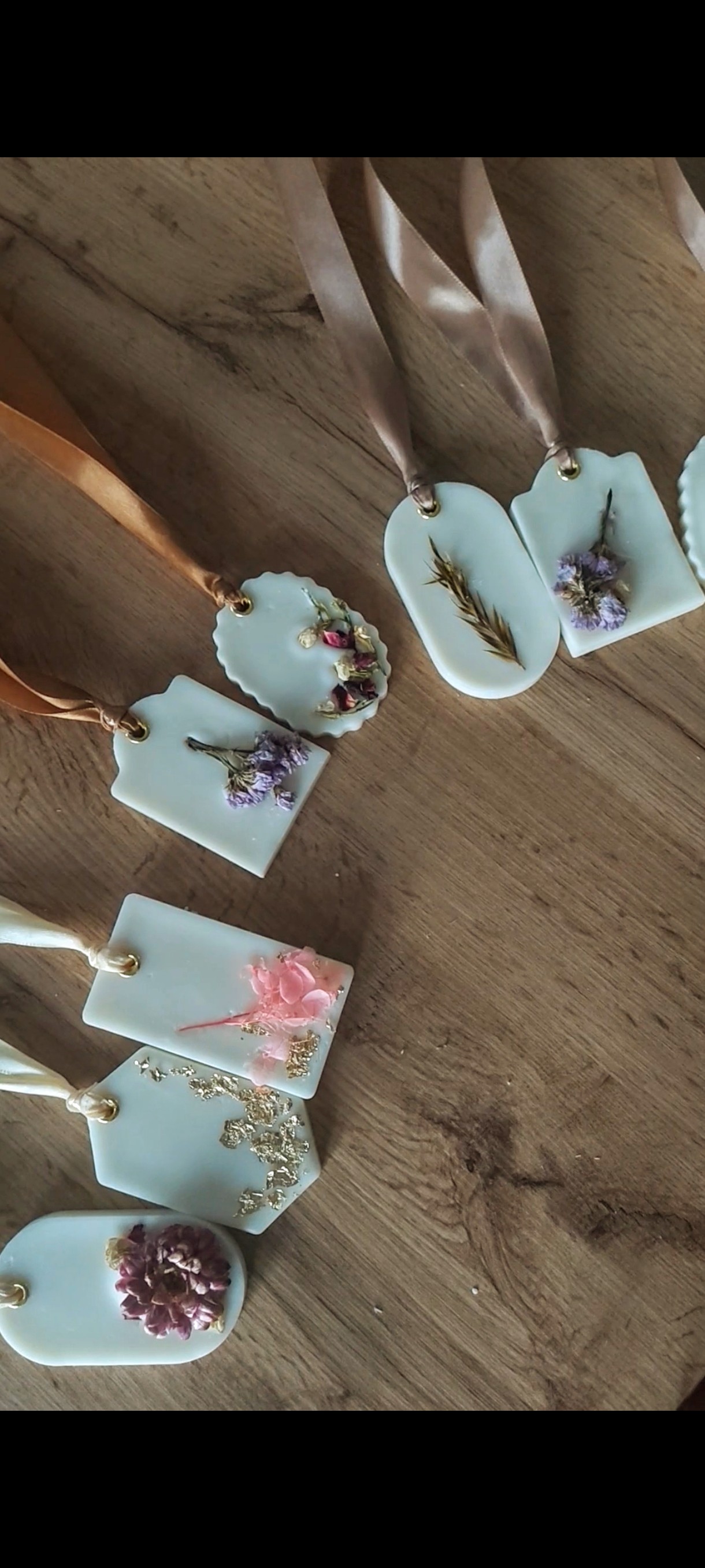 Tablettes parfumés en cire