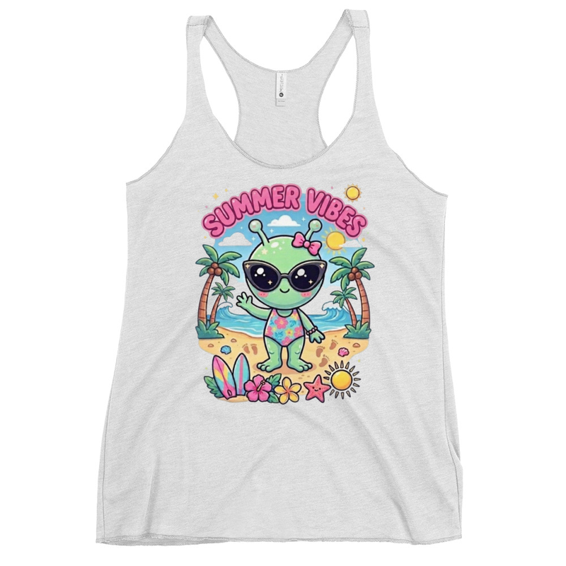 Summer Vibes Women's Racerback Tank
