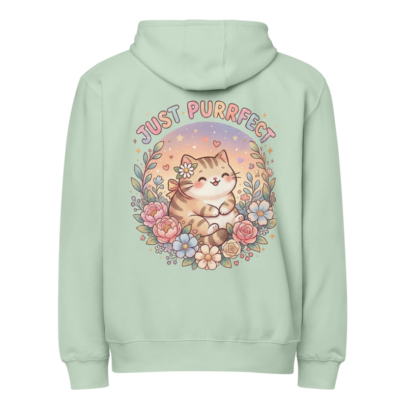 Just Purrfect Premium Full Zip Hoodie