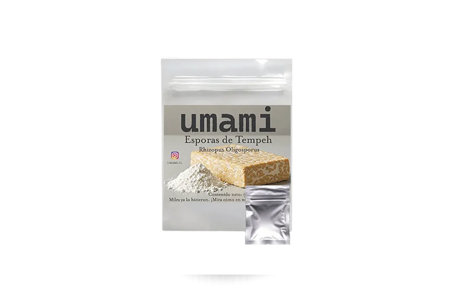 Iniciador de Tempeh — Esporas Rhizopus Oligosporus
