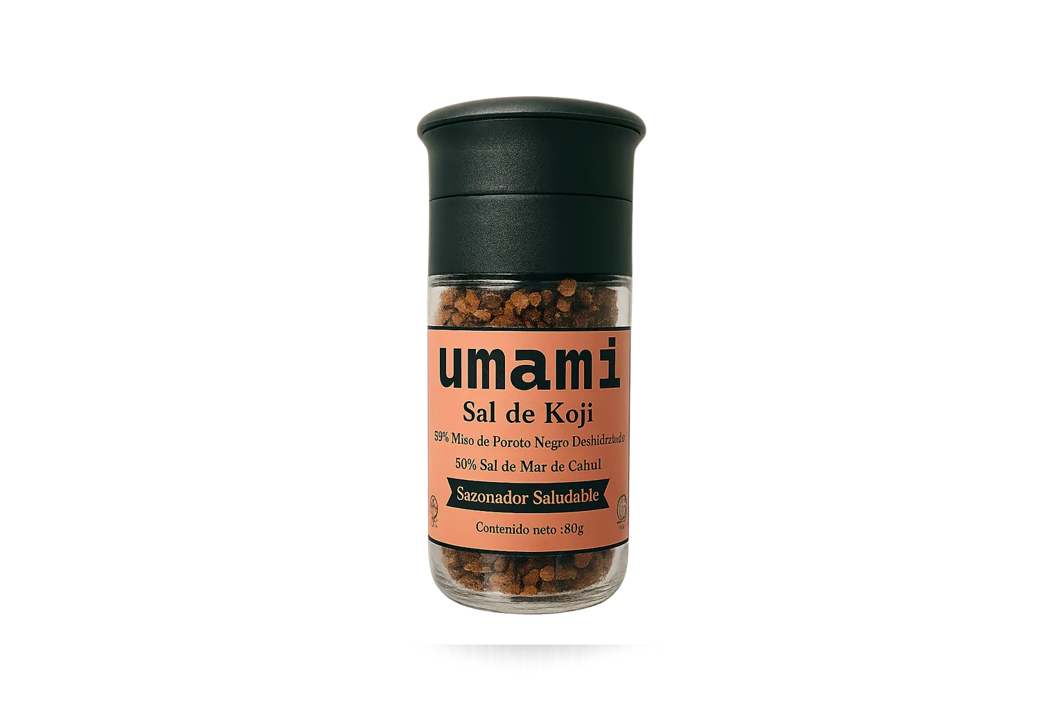 Sal de Koji — Miso de Poroto Negro Deshidratado con Sal de Cahuil