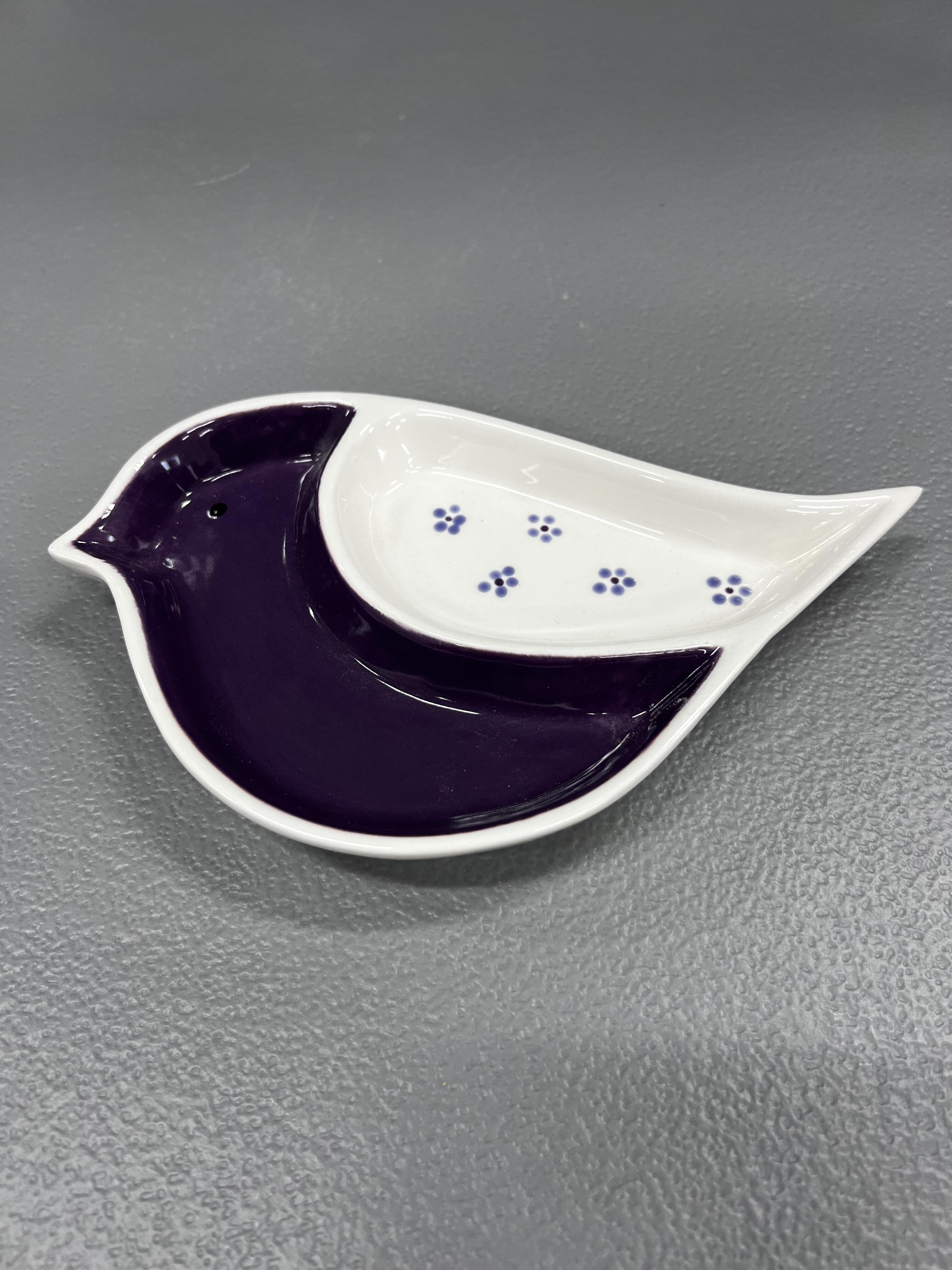 Ceramic Bird Trinket Dish