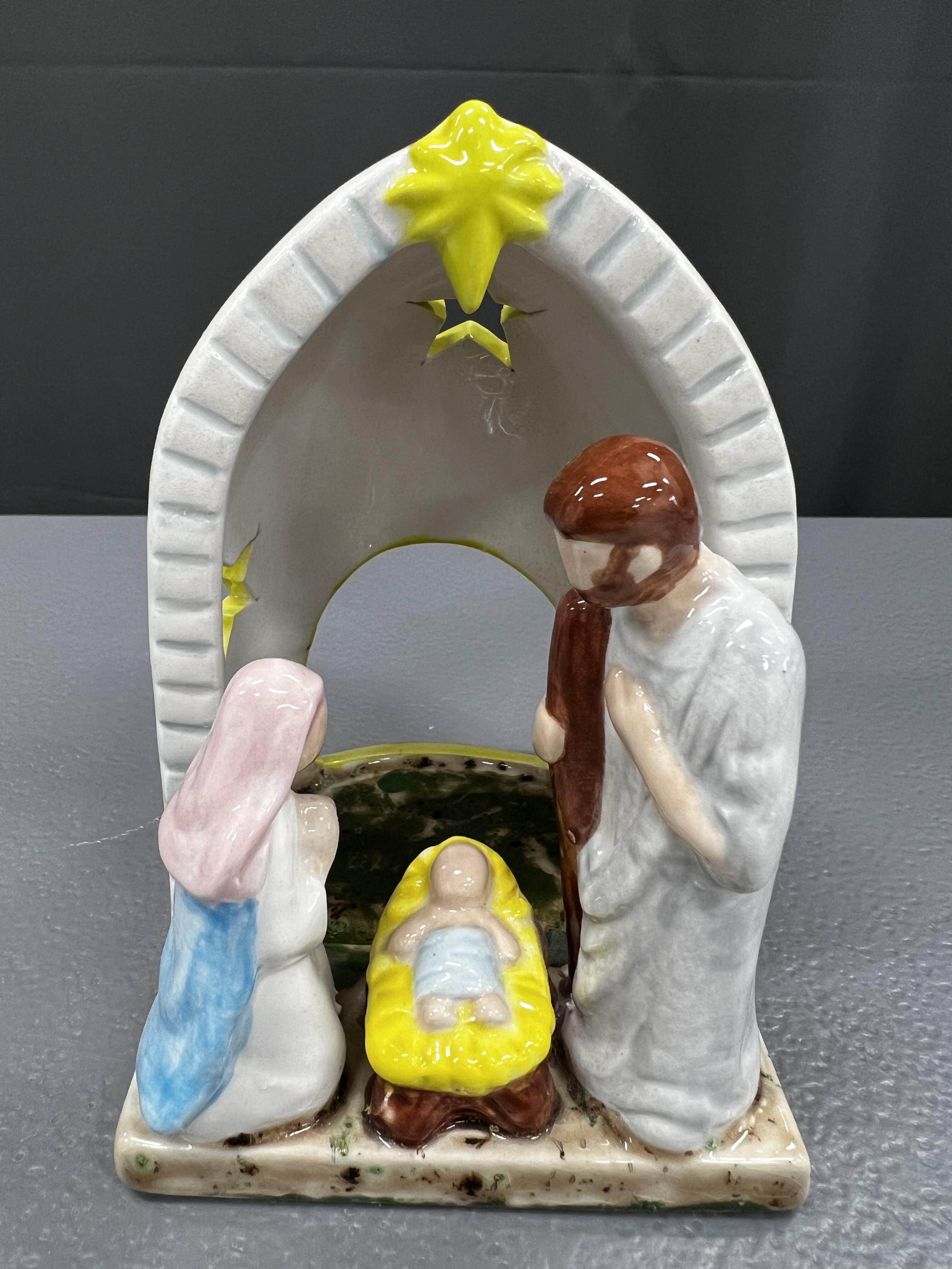 Ceramic Nativity Scene