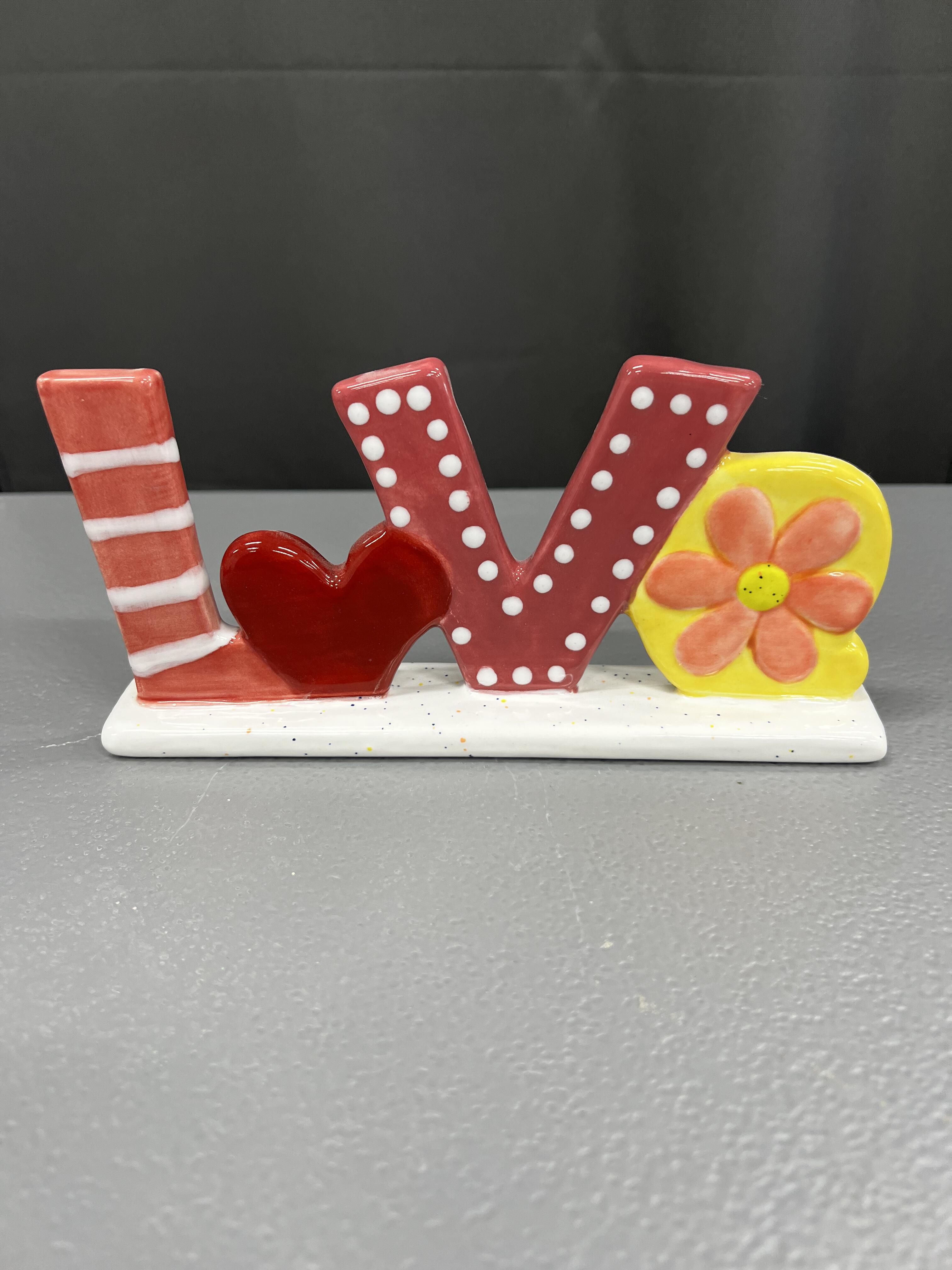 Ceramic LOVE Decor