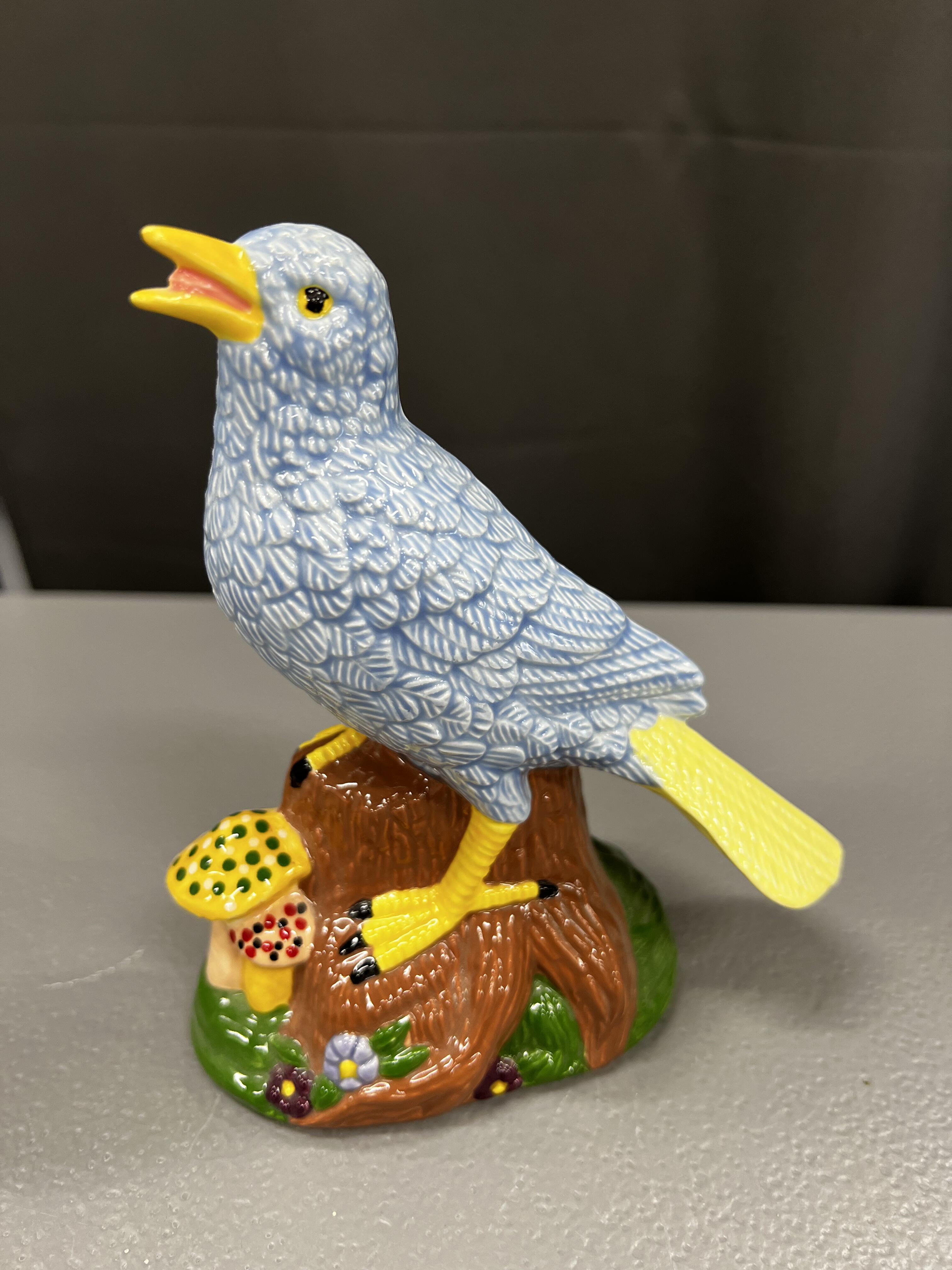 Ceramic Blue Bird Figurine