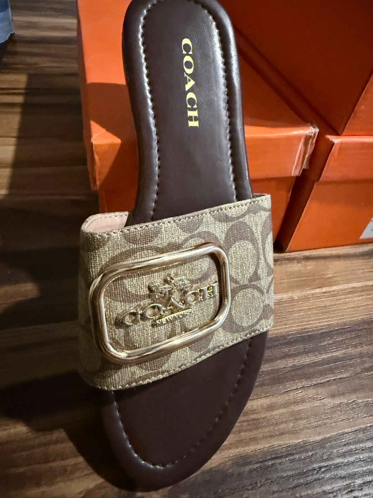 Coach Designer Slide Sandal