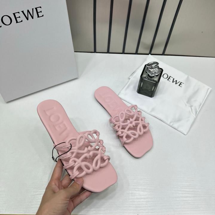 Loewe Pink Designer Slides