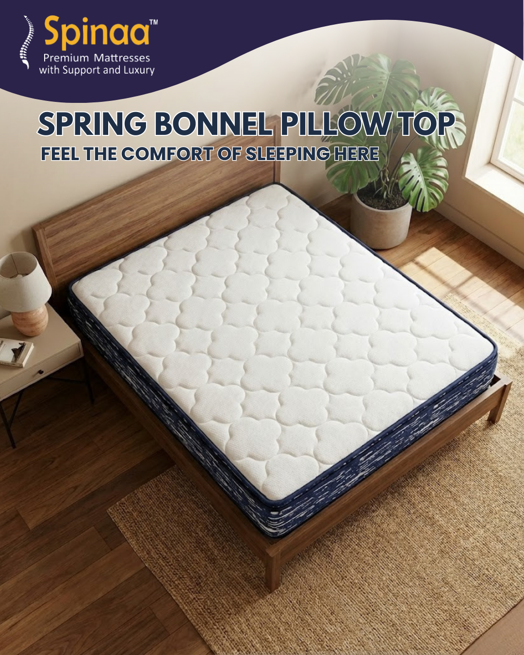 Spinaa Spring Bonnel Pillow Top