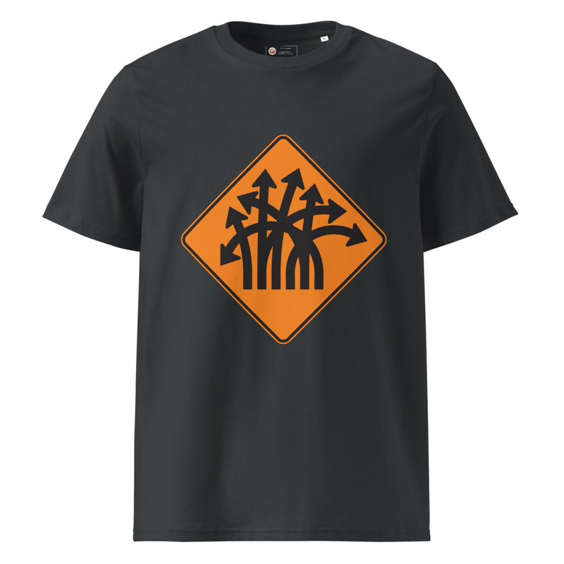 Traffic Delirium 10 | Unisex organic ribbed neck t-shirt