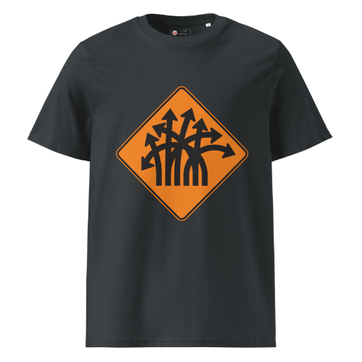 Traffic Delirium 10 | Unisex organic ribbed neck t-shirt
