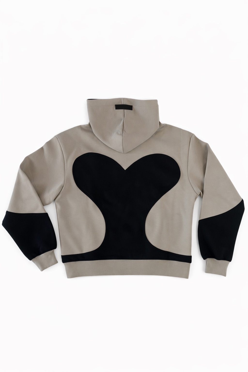 Tan and Black Hoodie