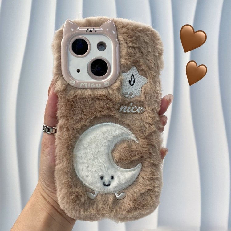 3D Furry Cartoon Phone Cases