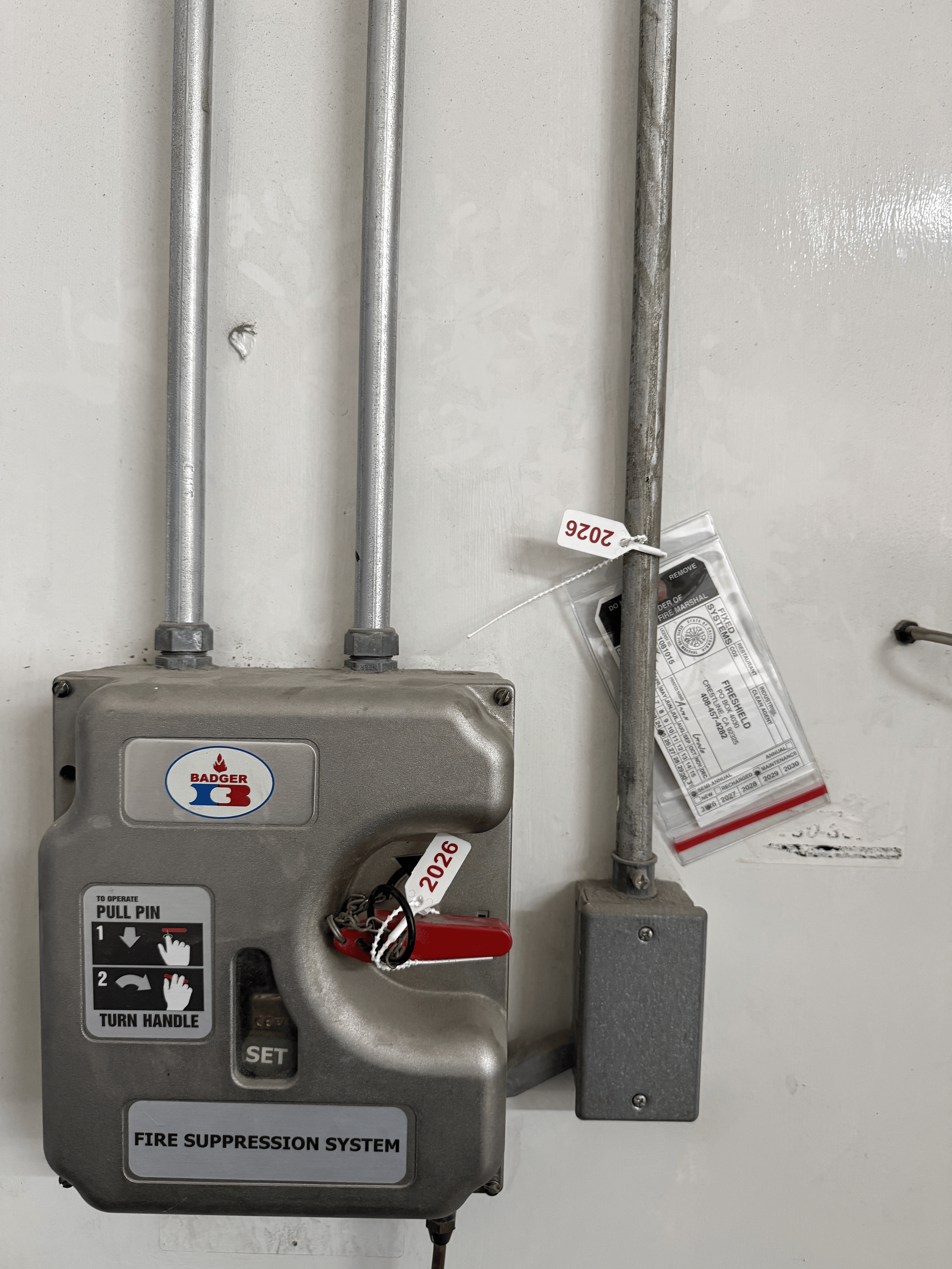 Paint Booth Fire Suppression System (Lic #: 1081015 C-16)