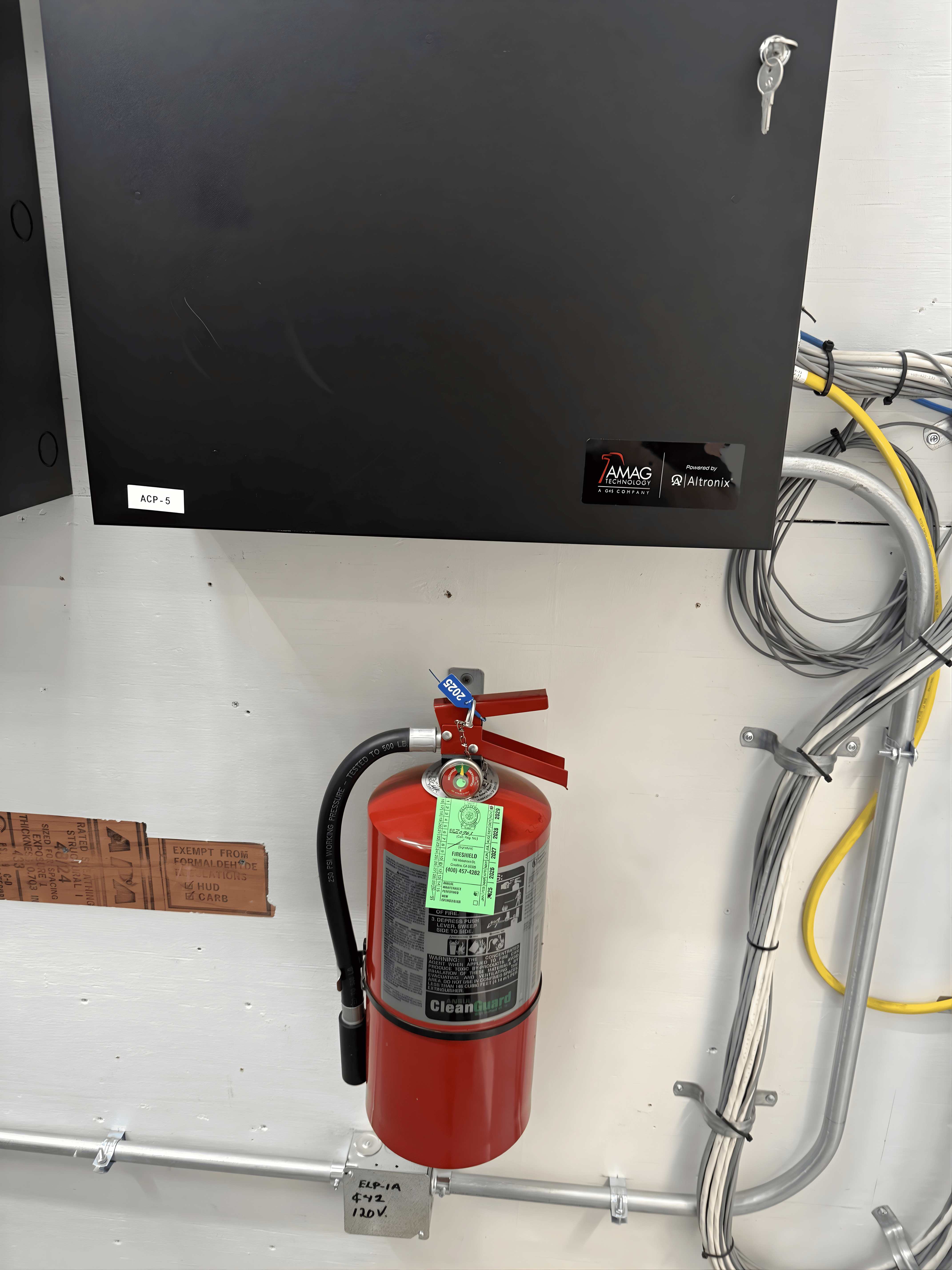 Fire Extinguisher Certification (Lic #: 2497)