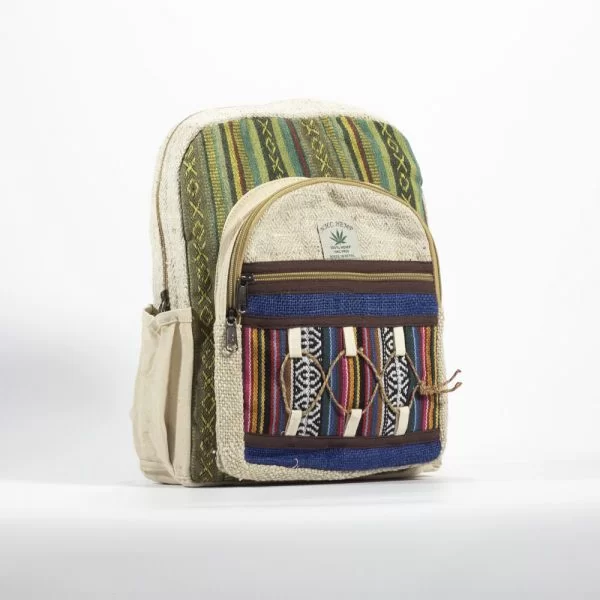 Boho Hemp Medium Backpack
