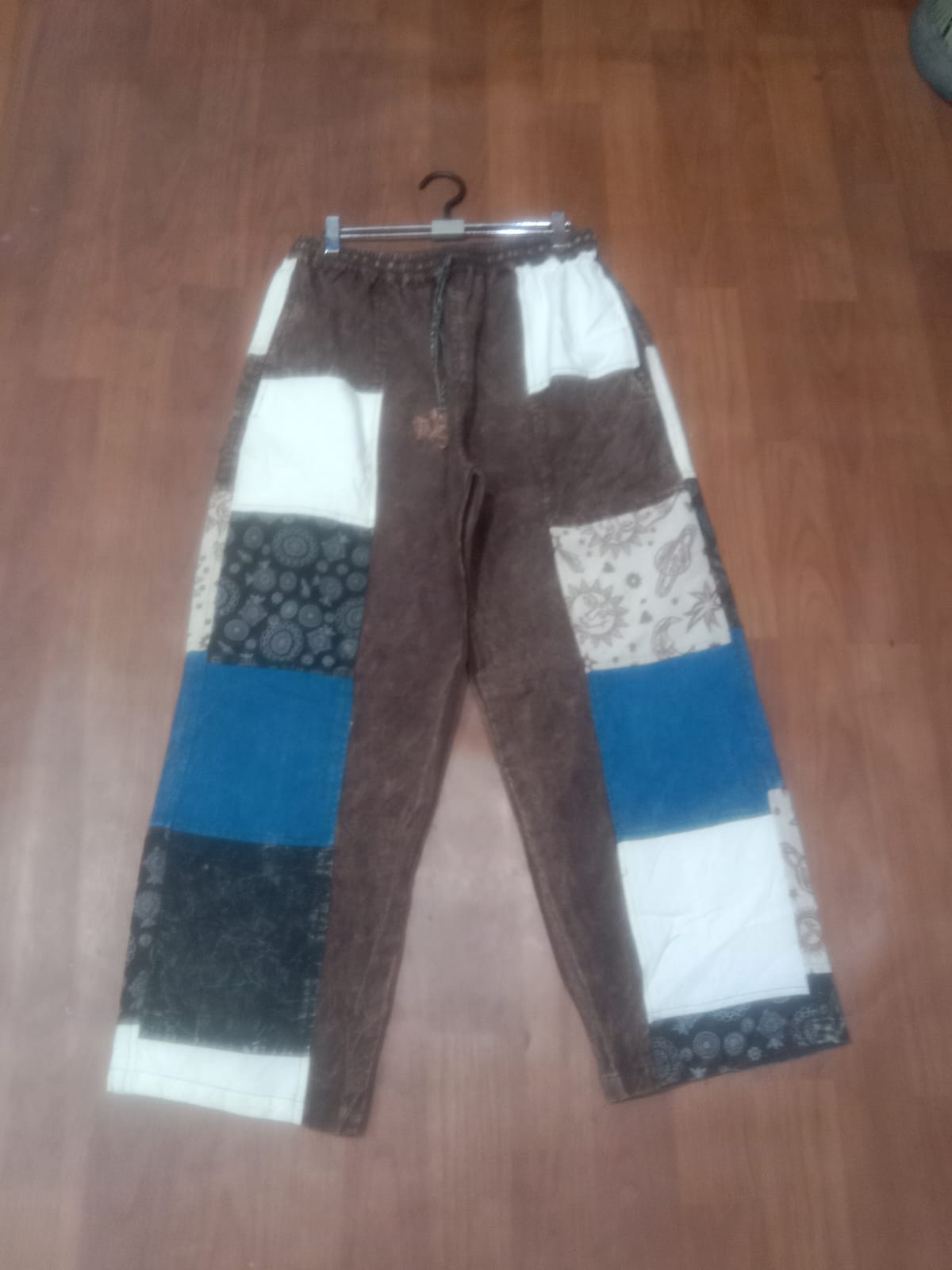 Patchwork Casual Pants