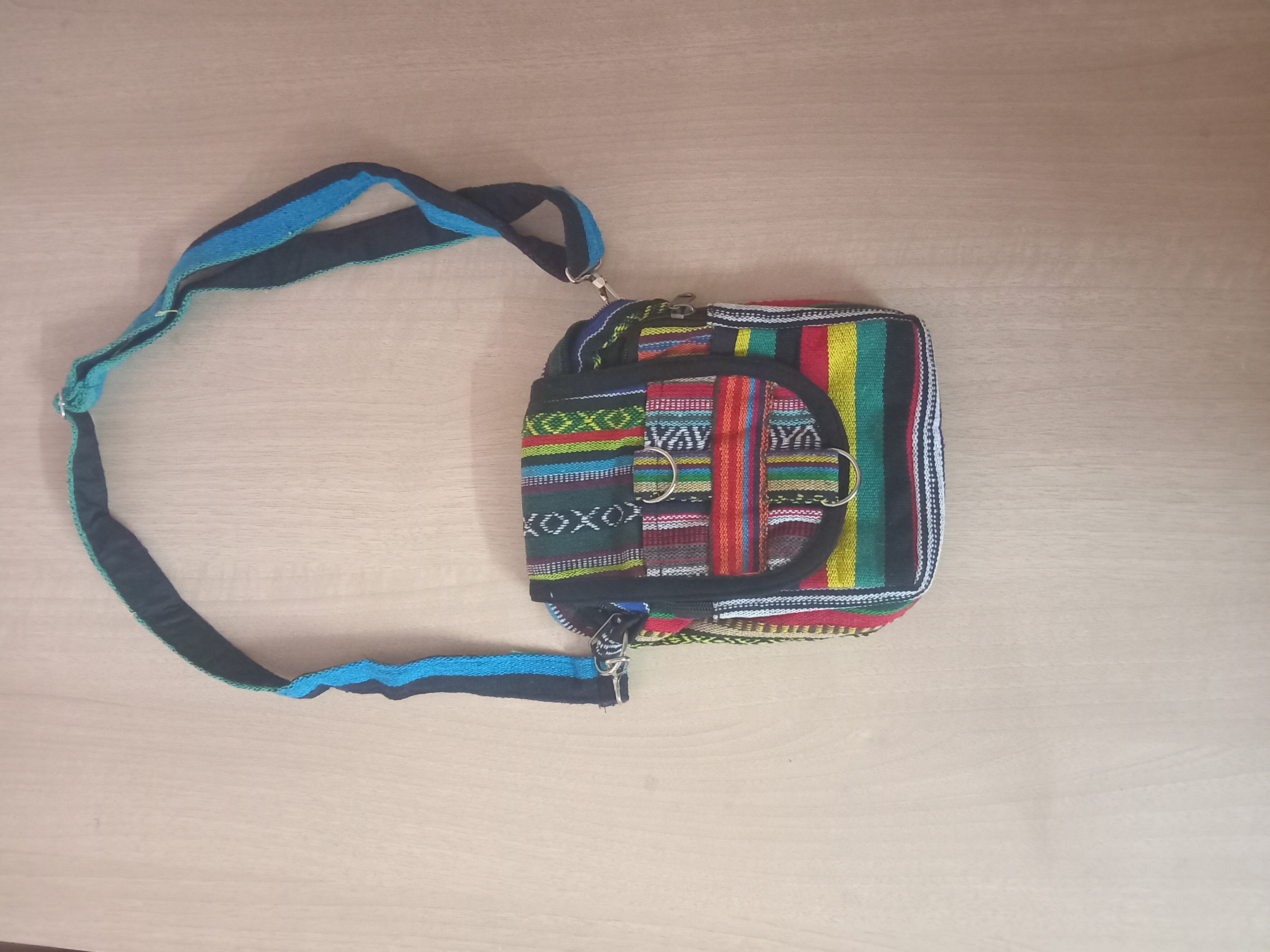 Colorful Ethnic Crossbody Bag
