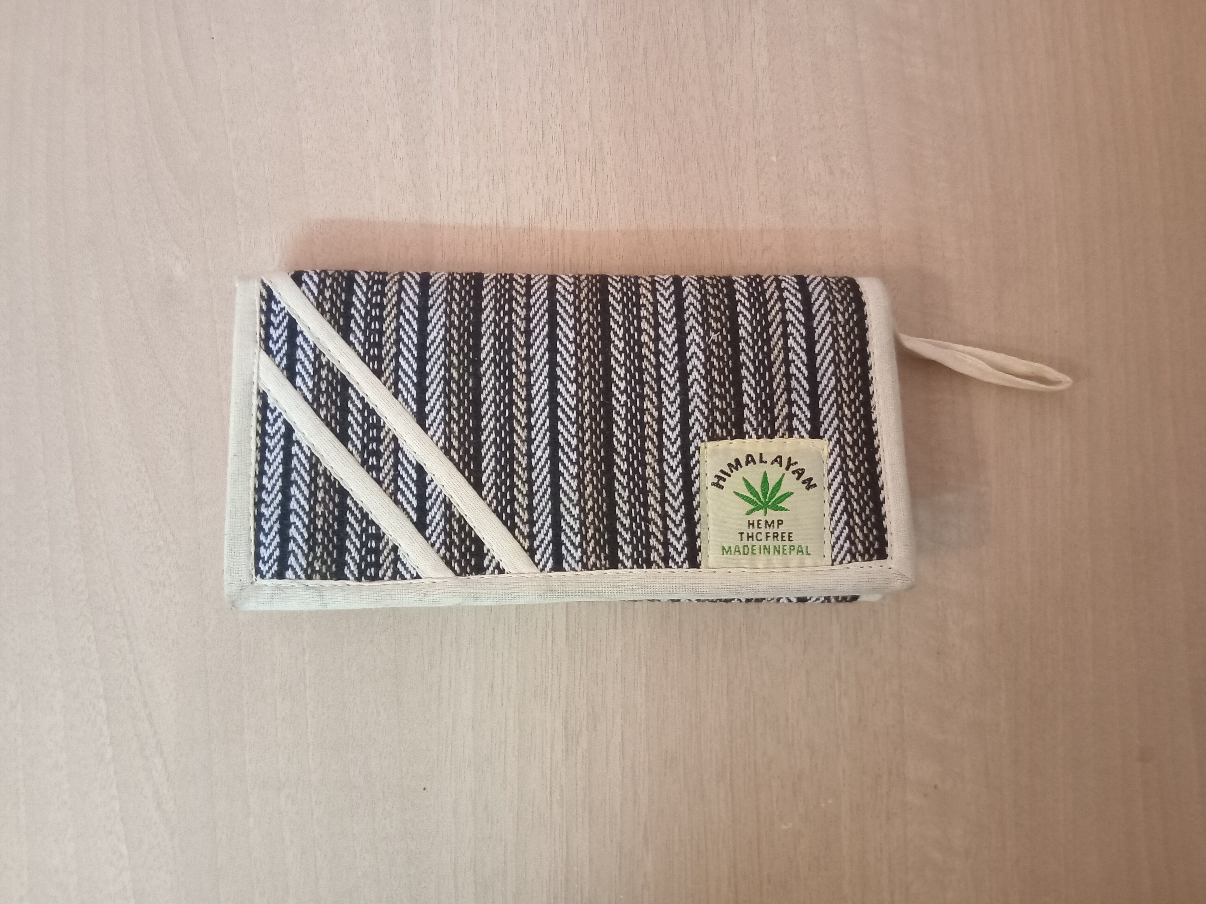 Striped Hemp Wallet
