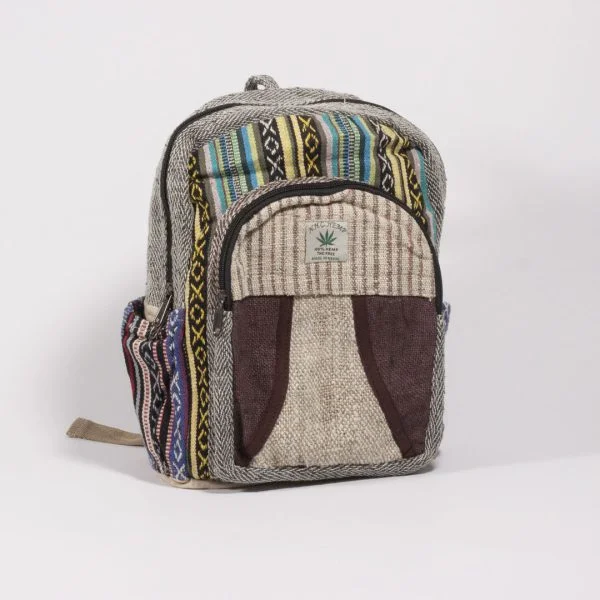 Boho Hemp Medium Backpack