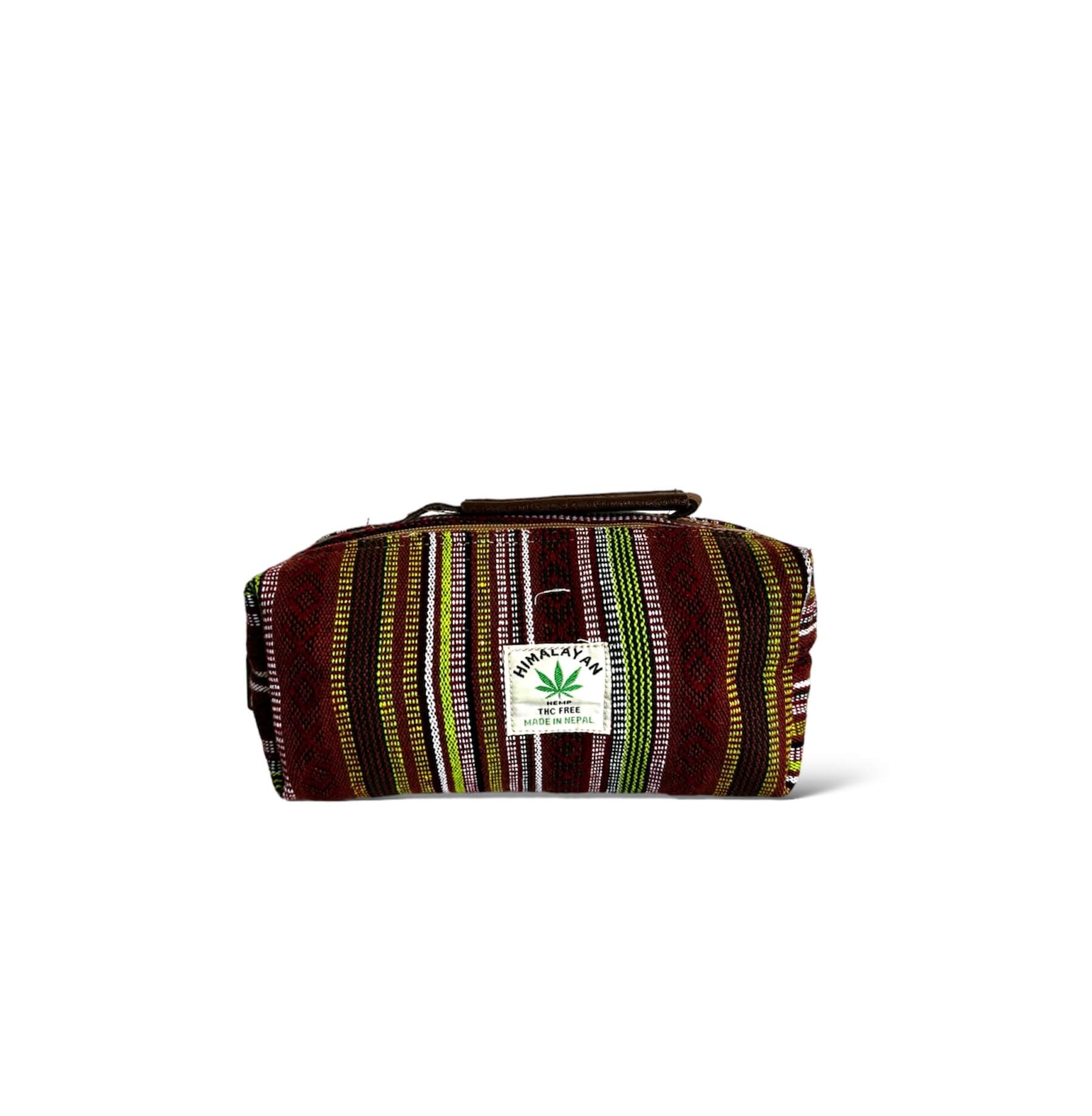Striped Hemp Travel Pouch