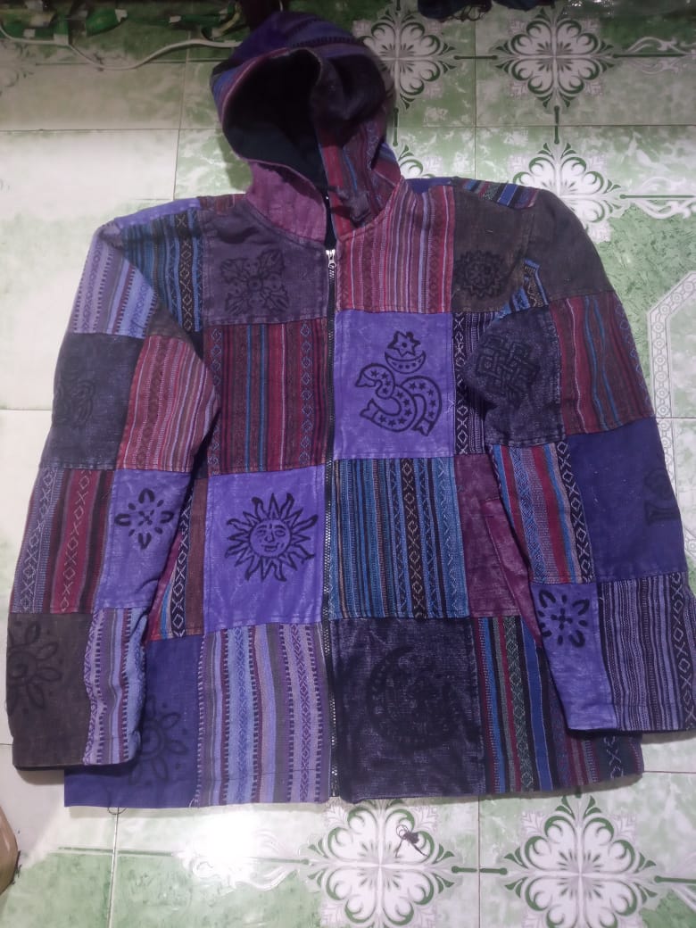 Patchwork Hooded Jacket