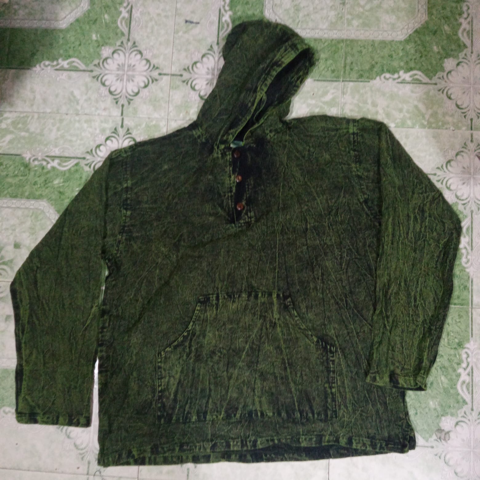 Vintage Green Hoodie