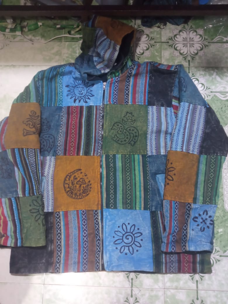 Patchwork Hoodie Jacket