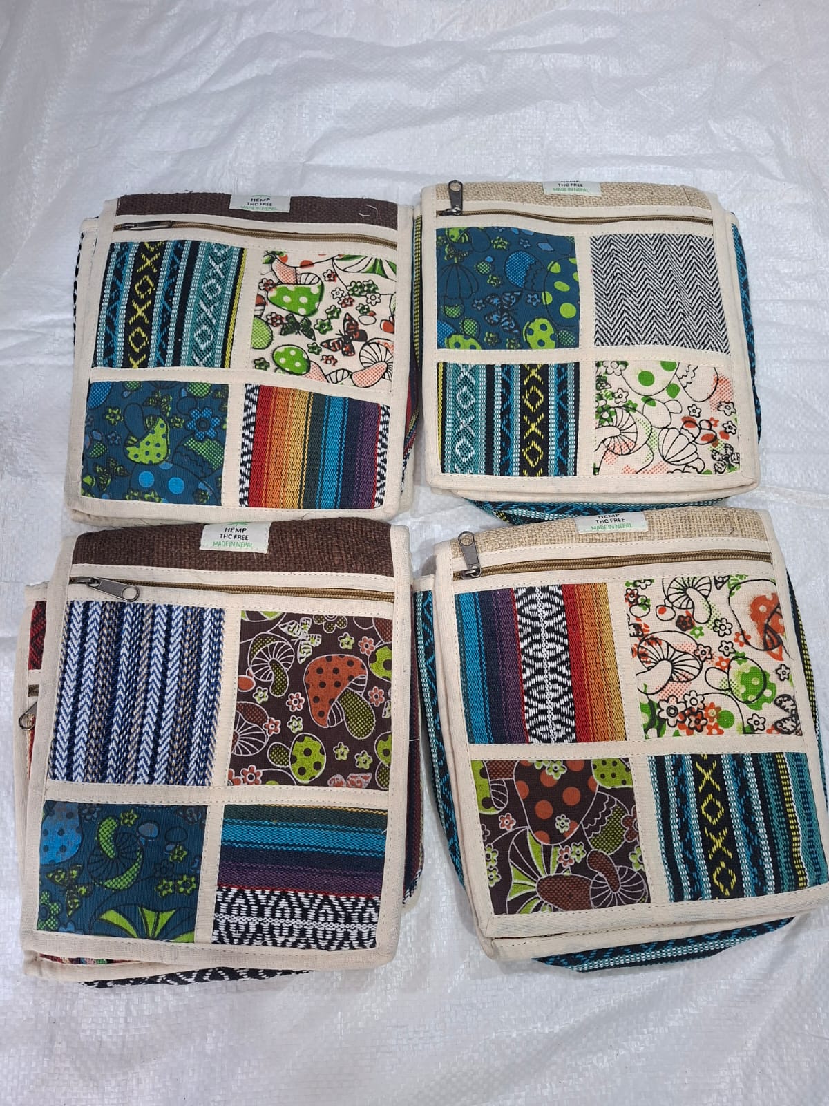 Bulk Hemp Crossbody Bag
