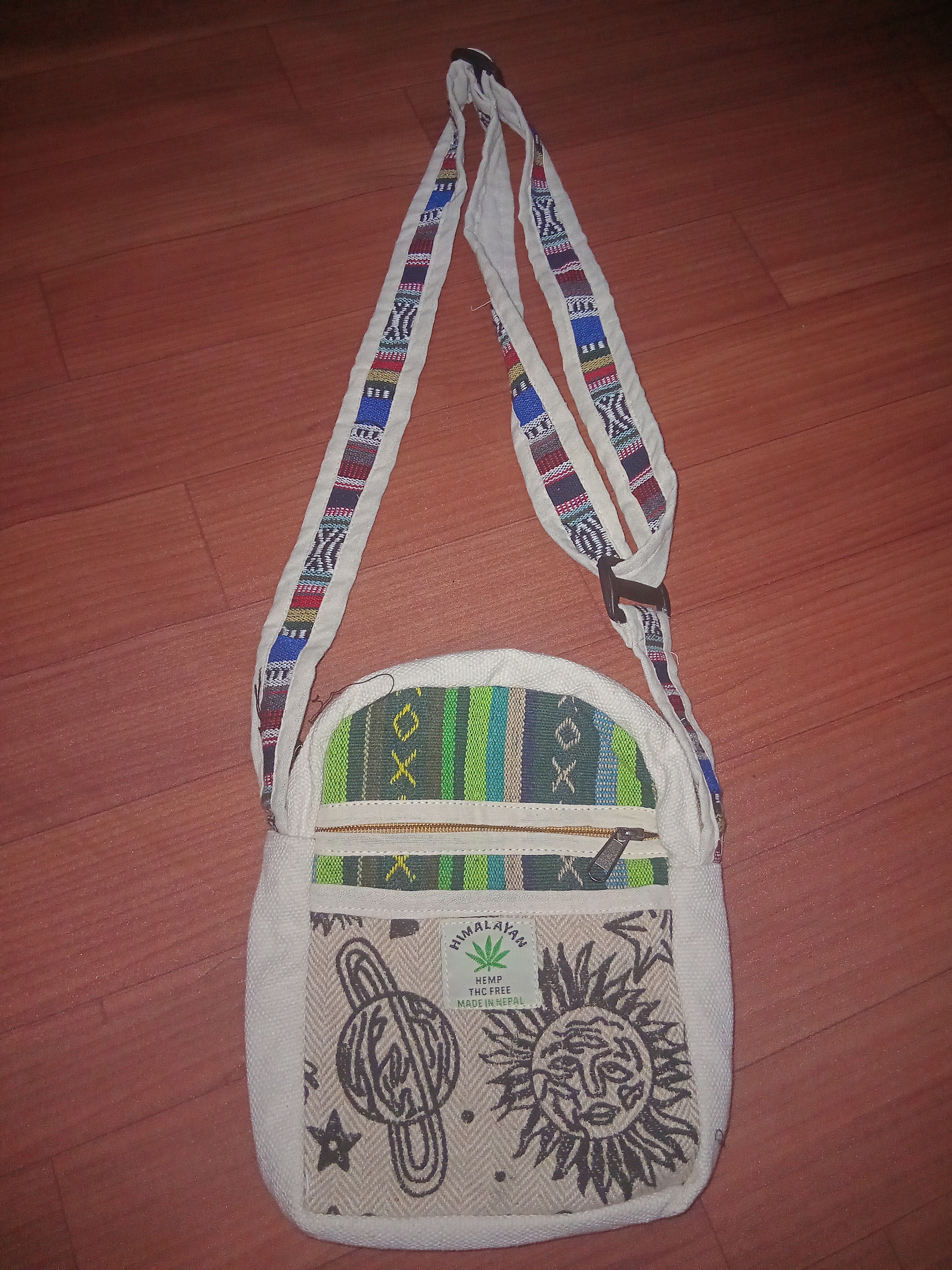 Boho Hemp Crossbody Bag