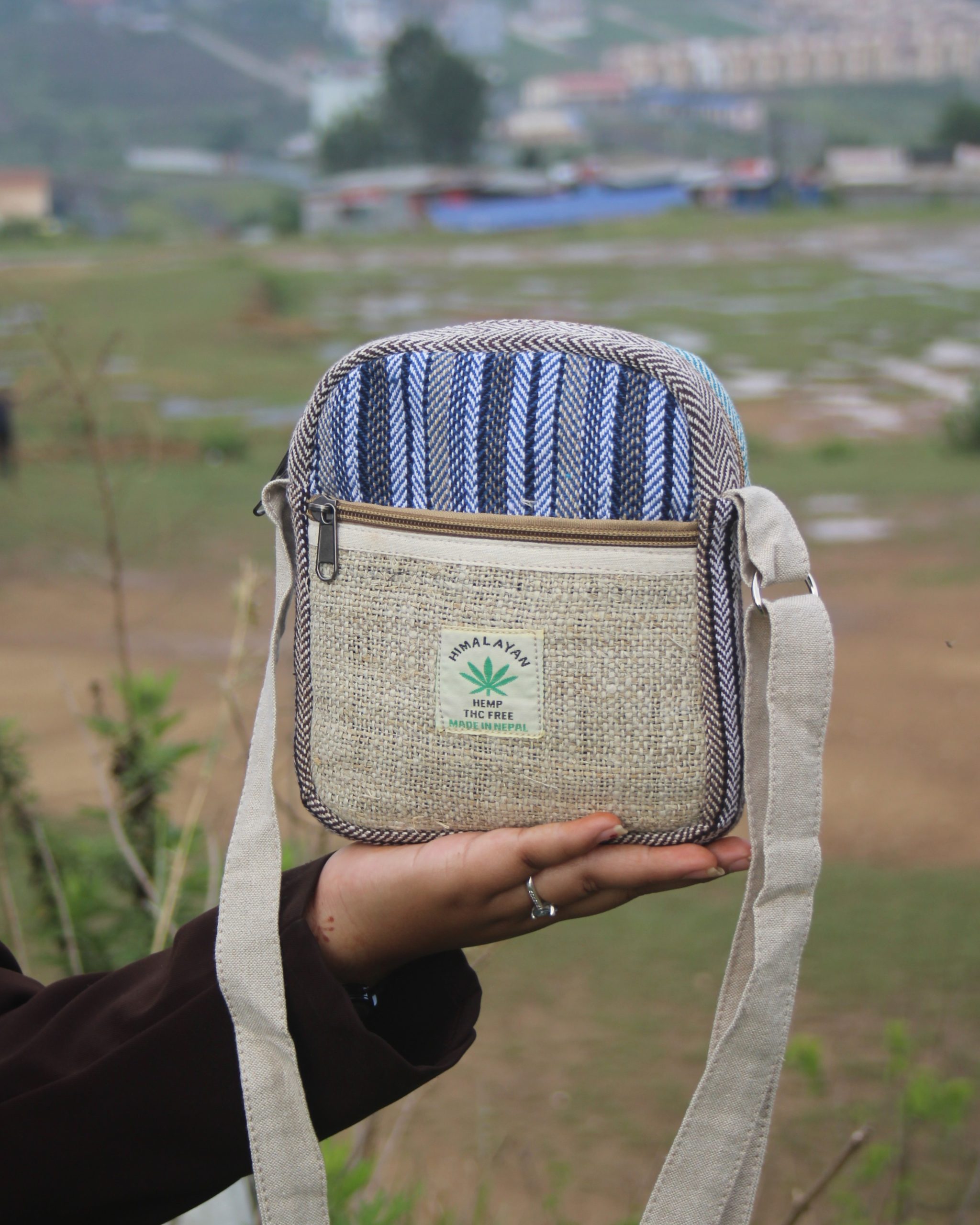 Bulk Hemp Crossbody Bag