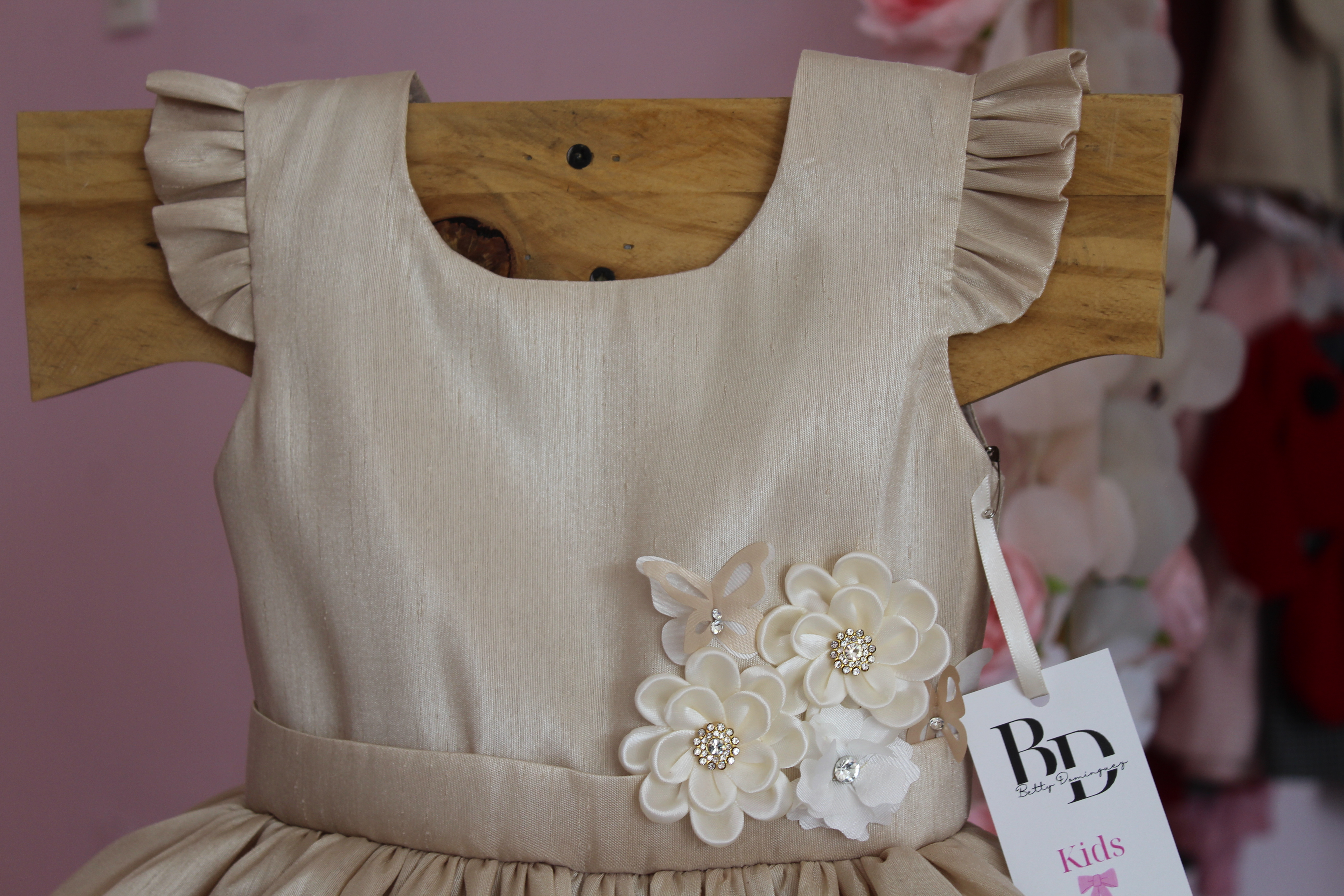 Vestido Beige para Niña