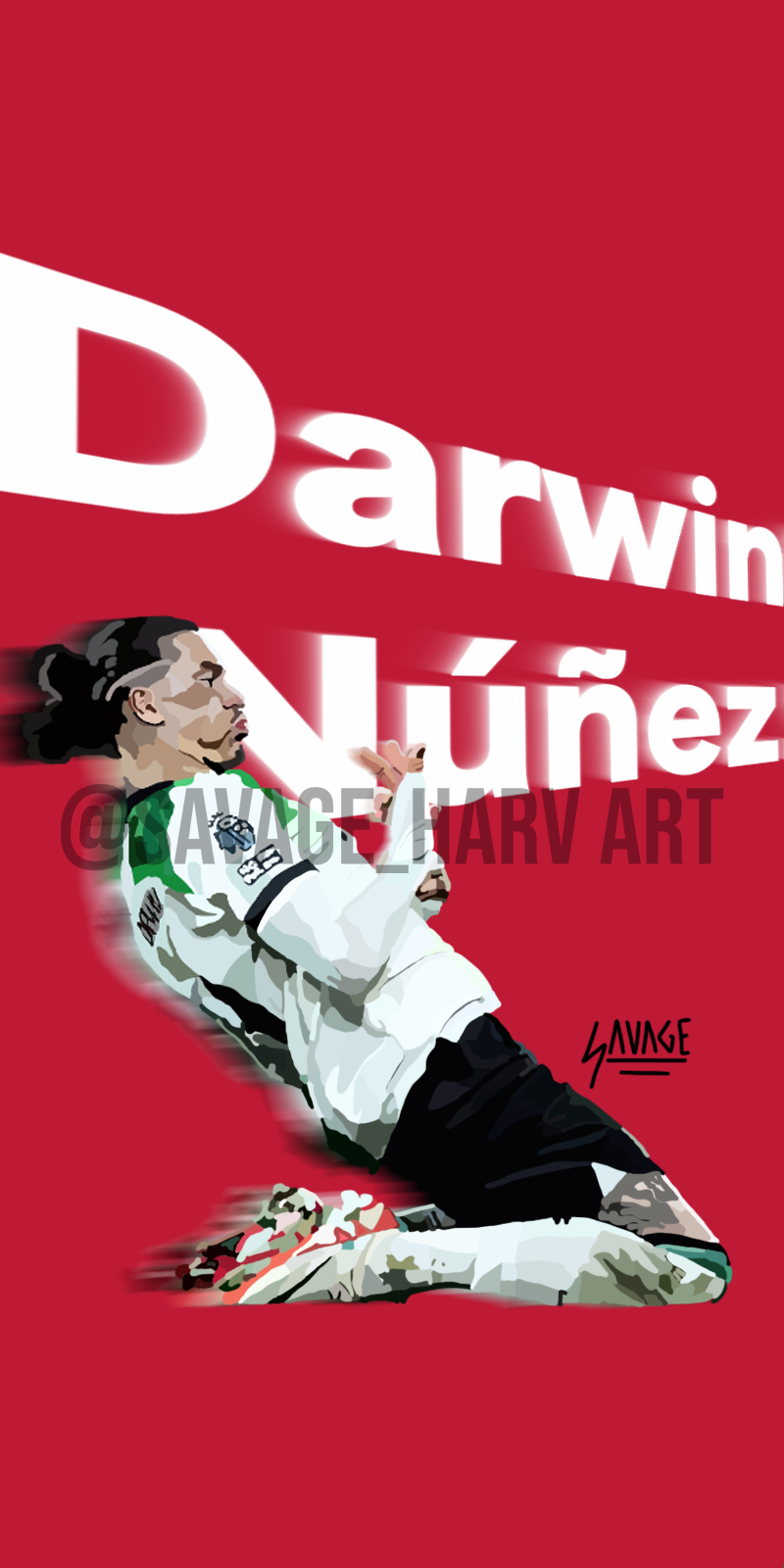 Darwin Nunez A3 Print