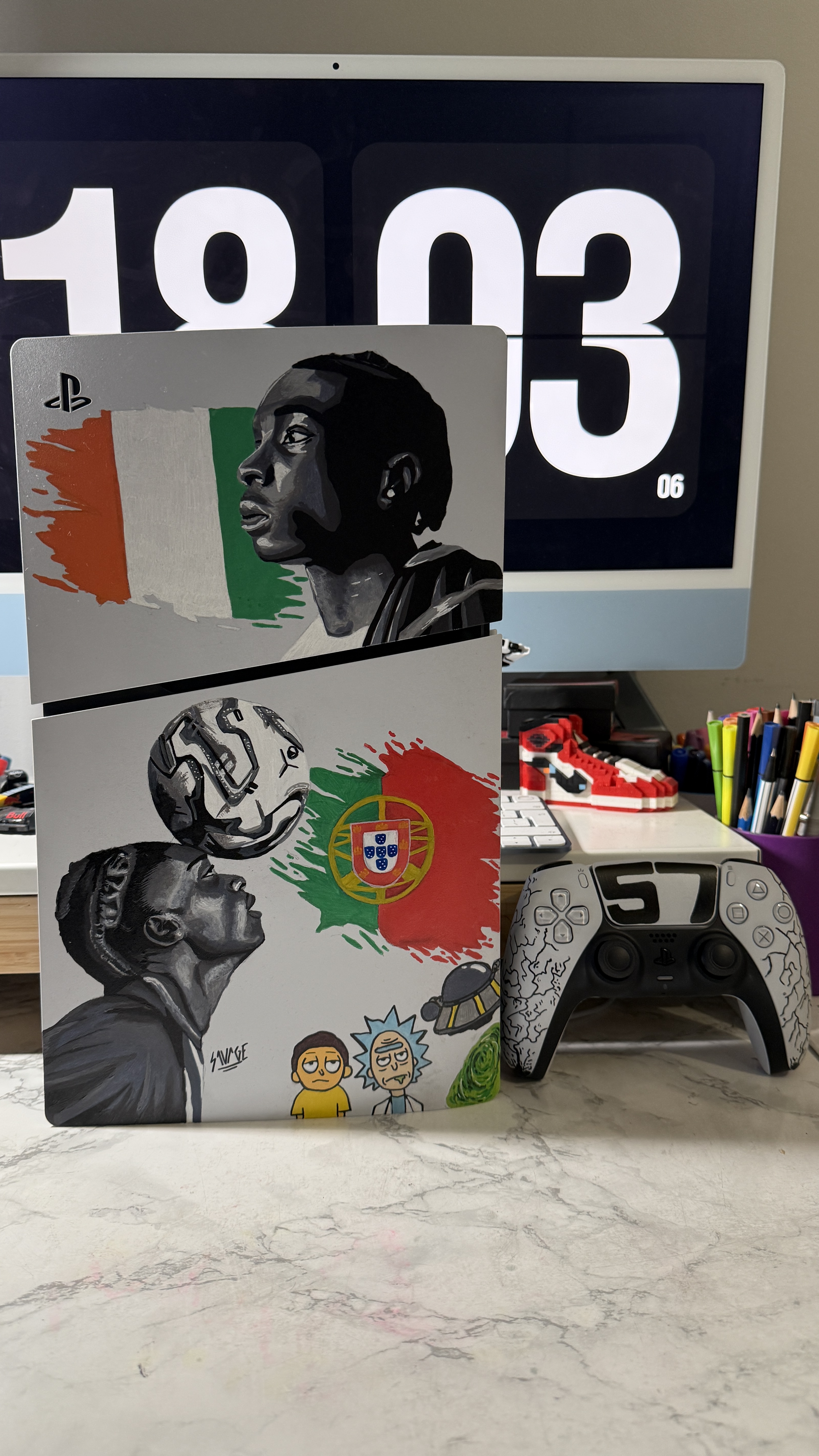 *COMMISION* Custom Playstation 5 Plates