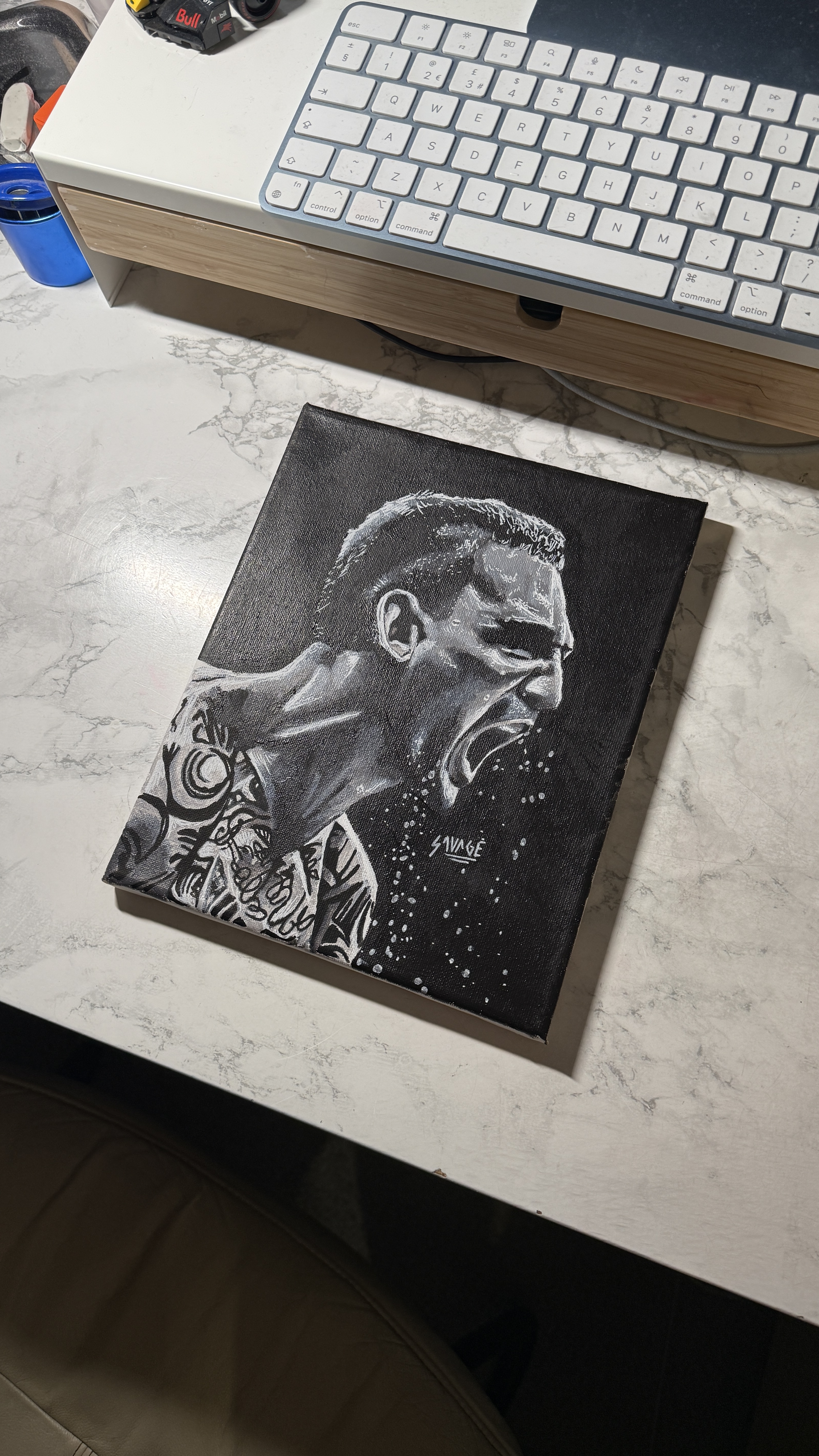 Max Holloway Painting