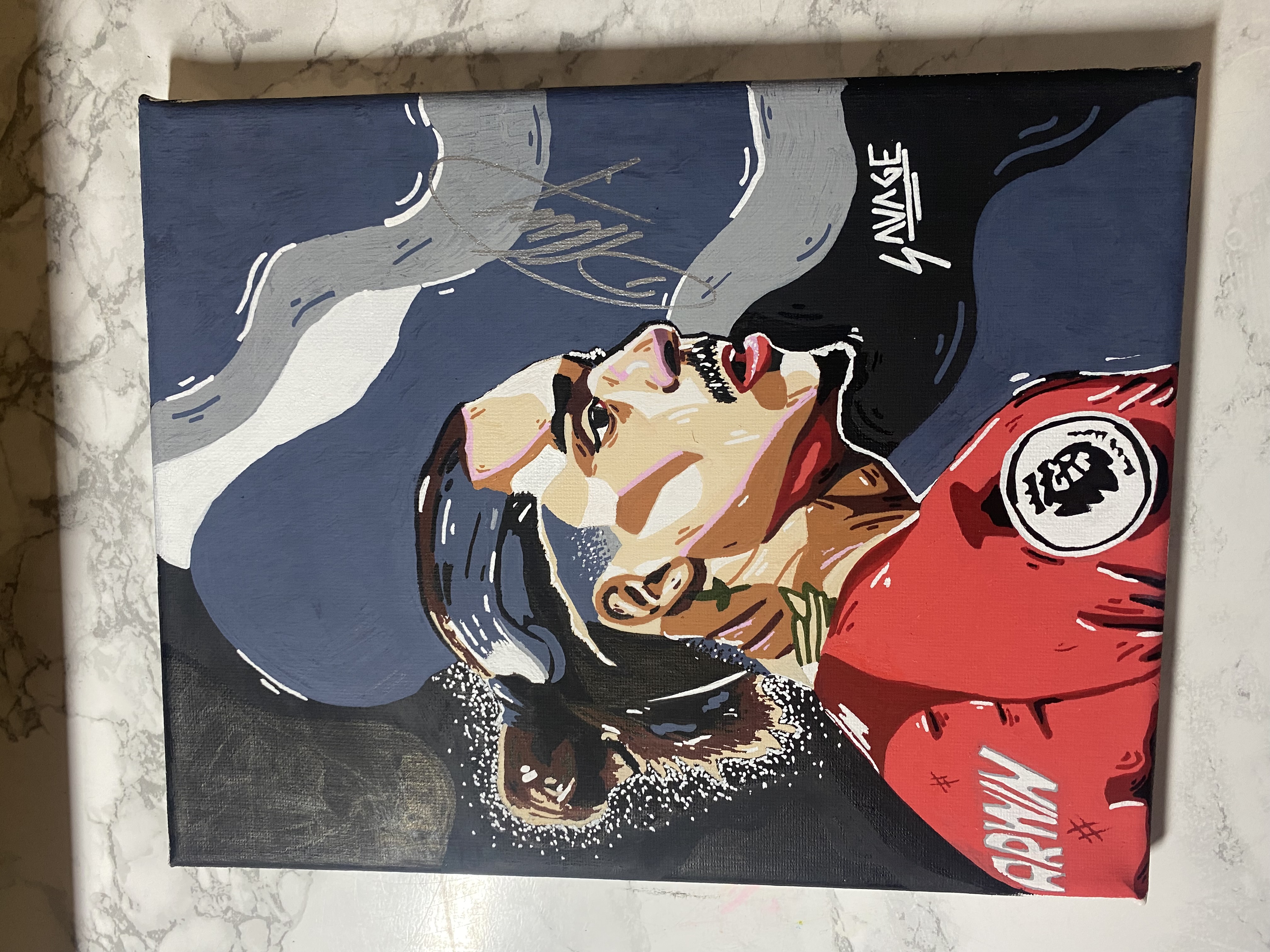 Darwin Nunez Signed Painting