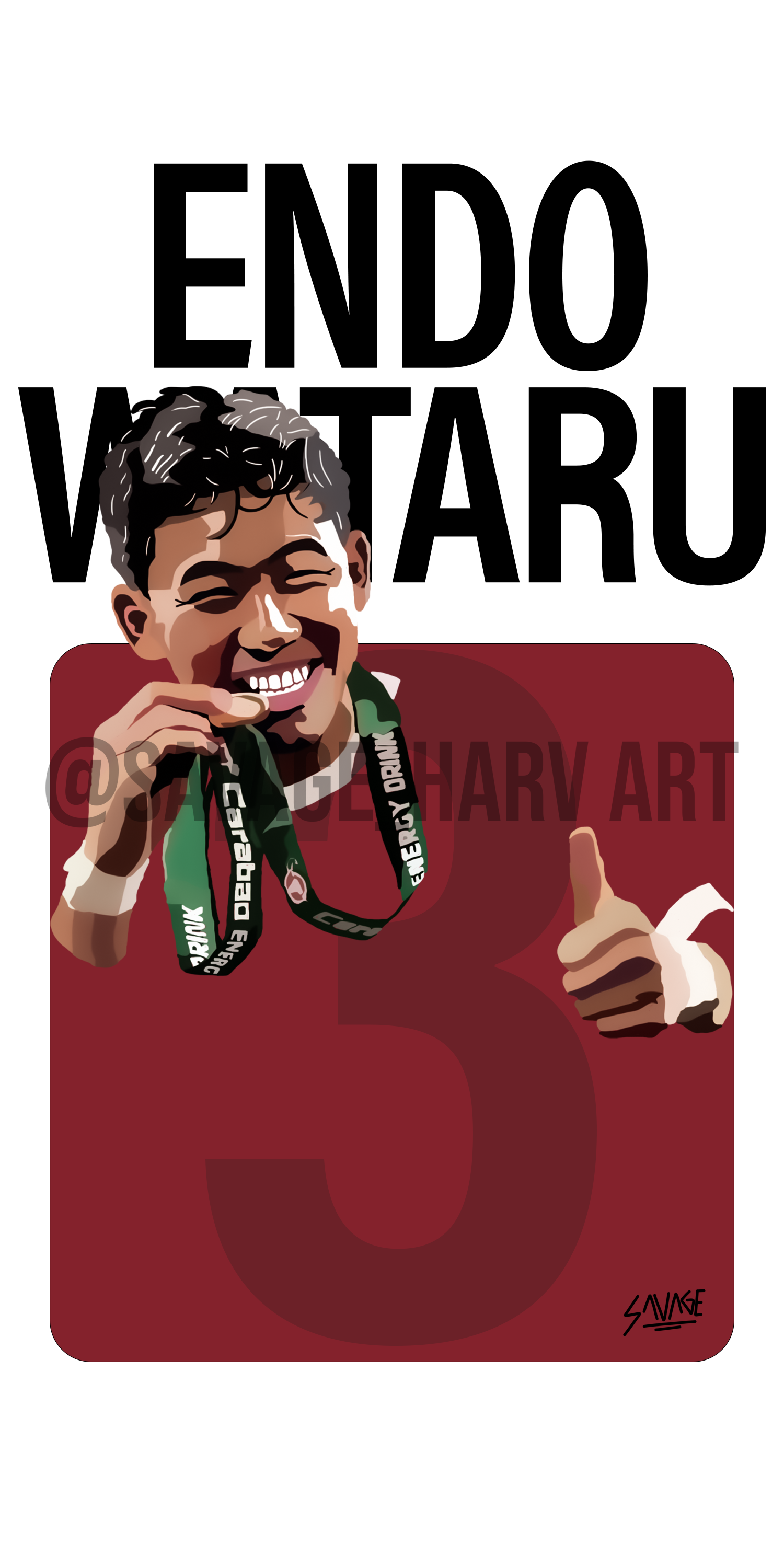 Wataru Endo A3 Print