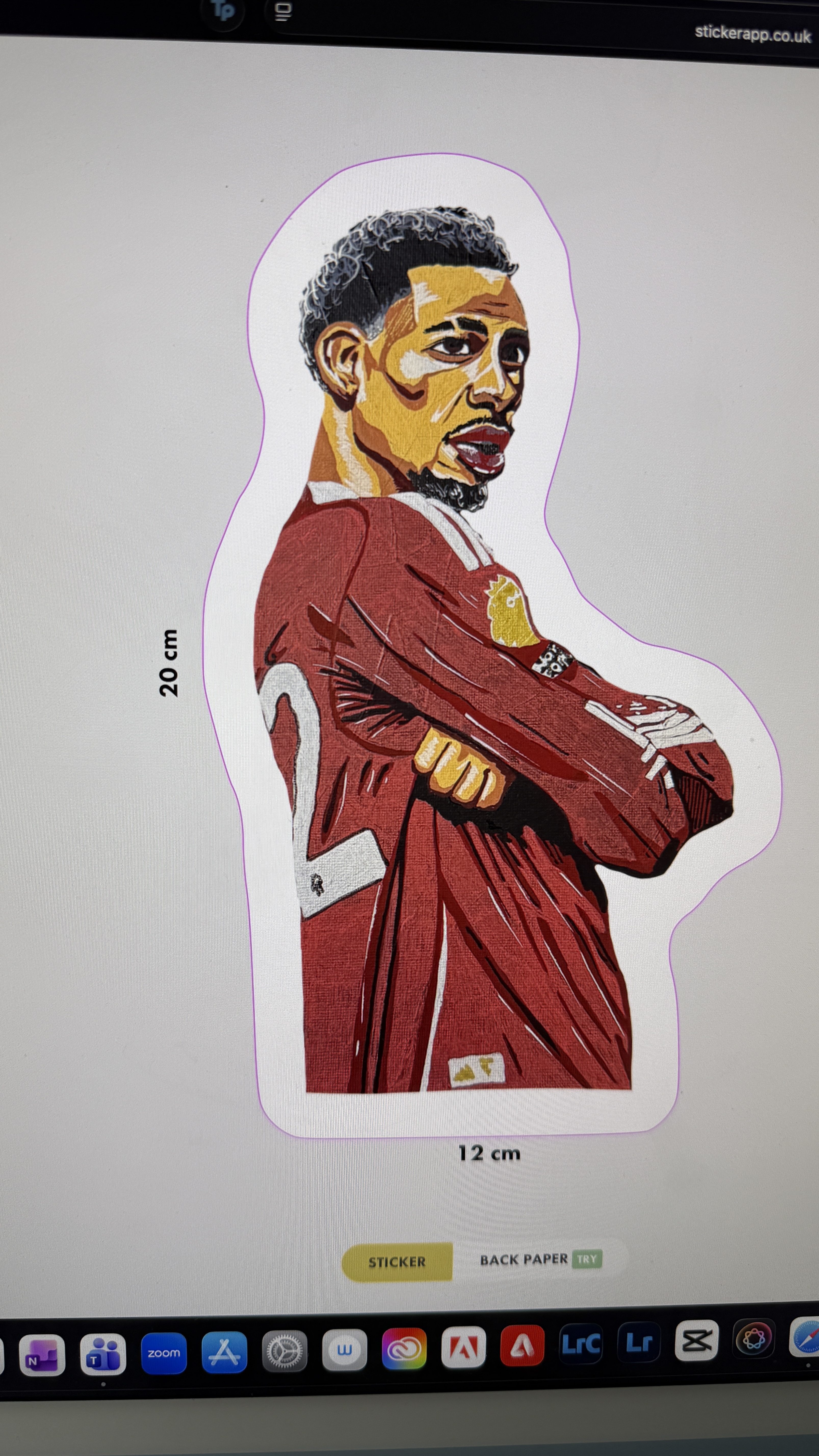 Hugo Ekitike  Heavy Duty Vinyl Sticker