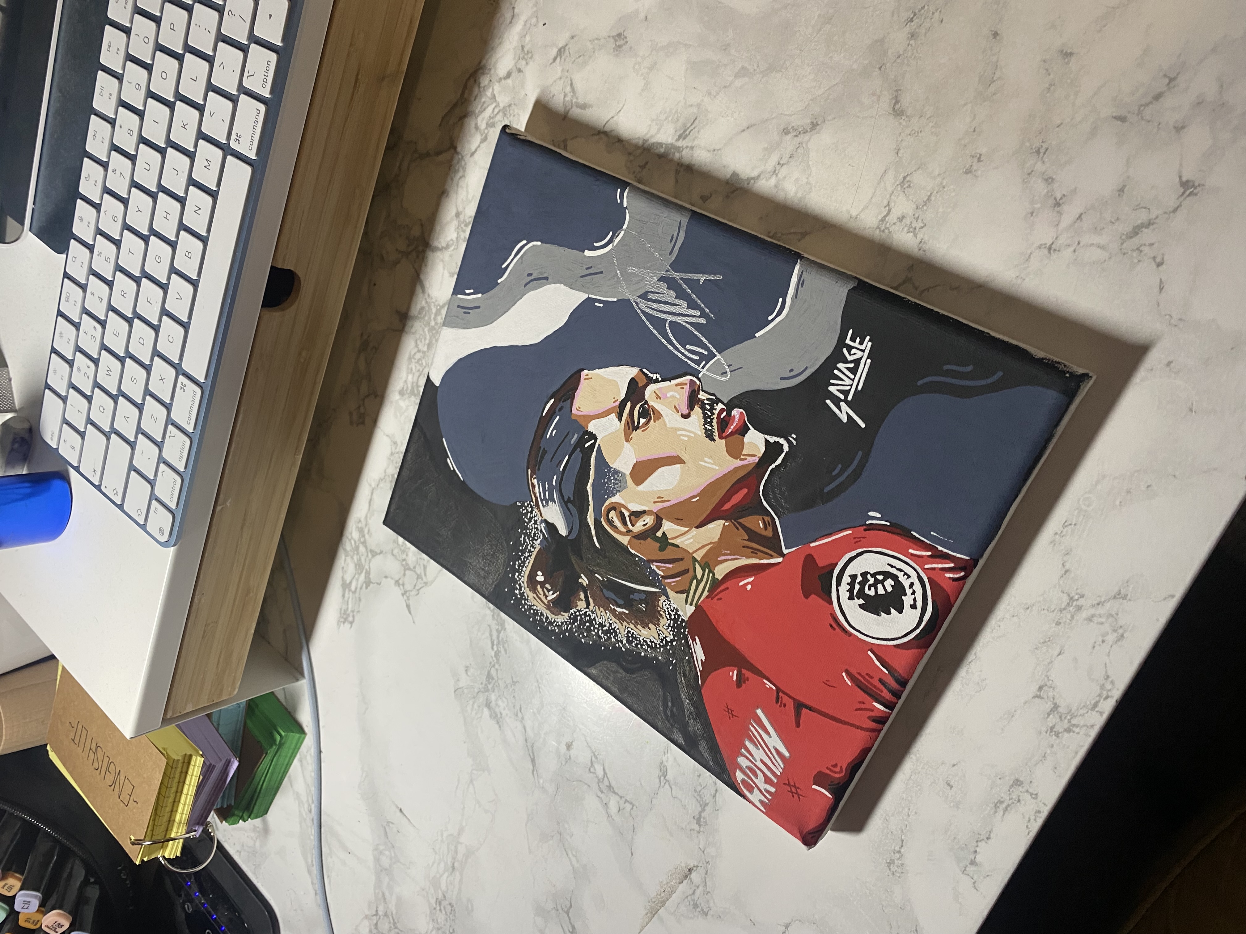 Darwin Nunez Signed Painting