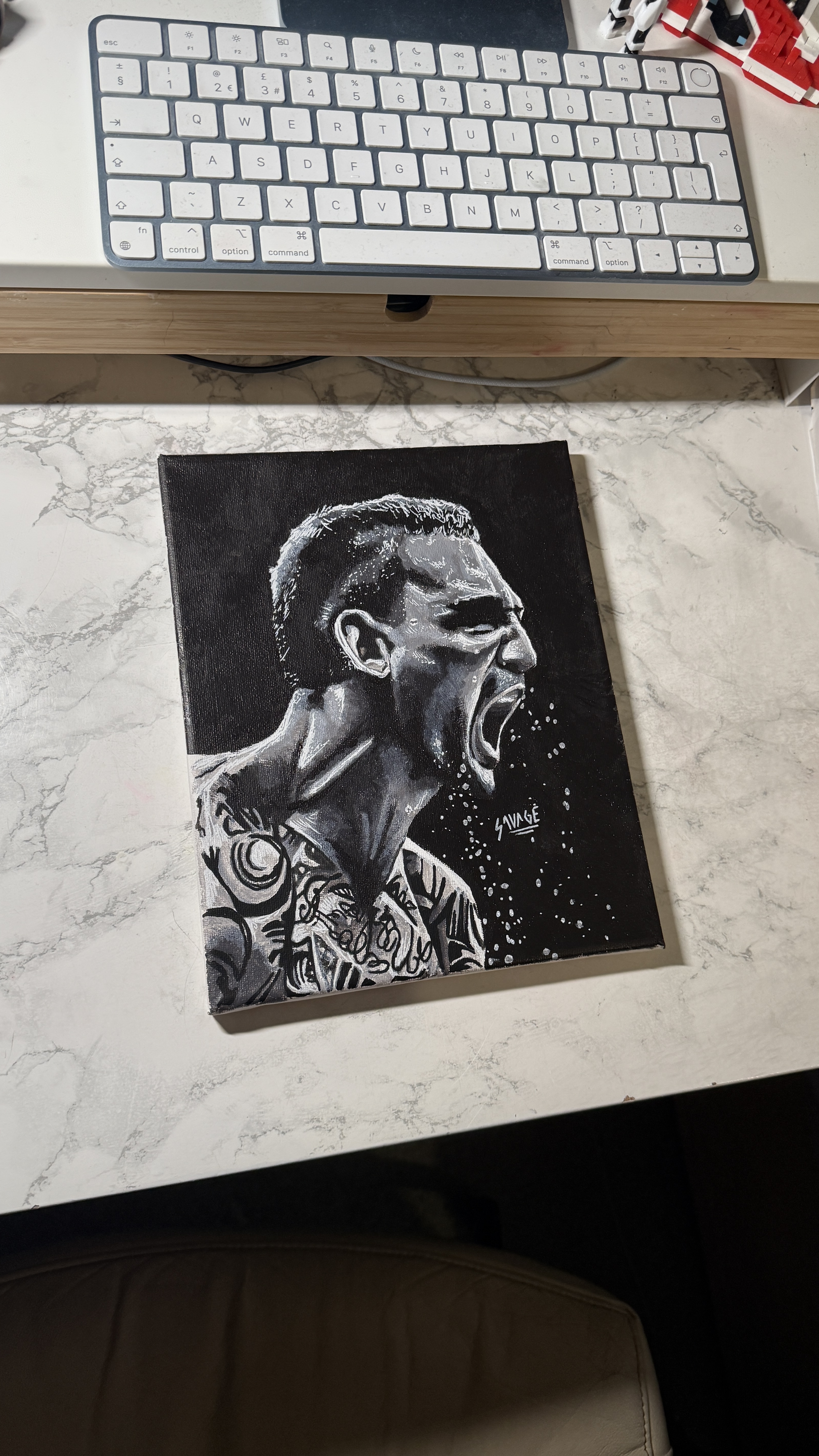 Max Holloway Painting