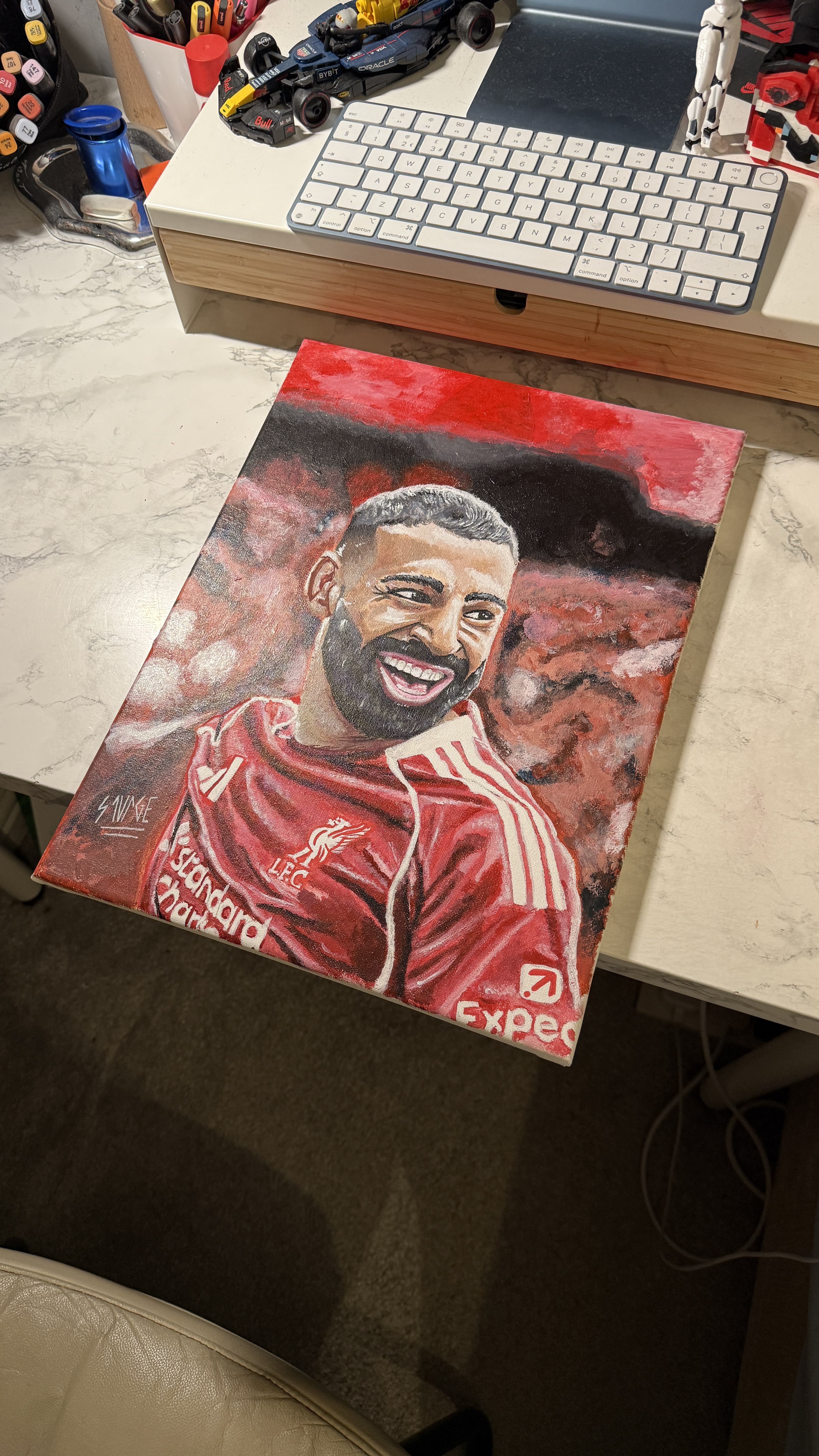 Mohammed Salah Painting