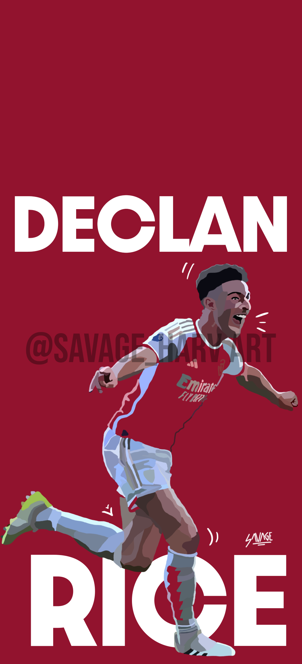 Declan Rice A3 Print