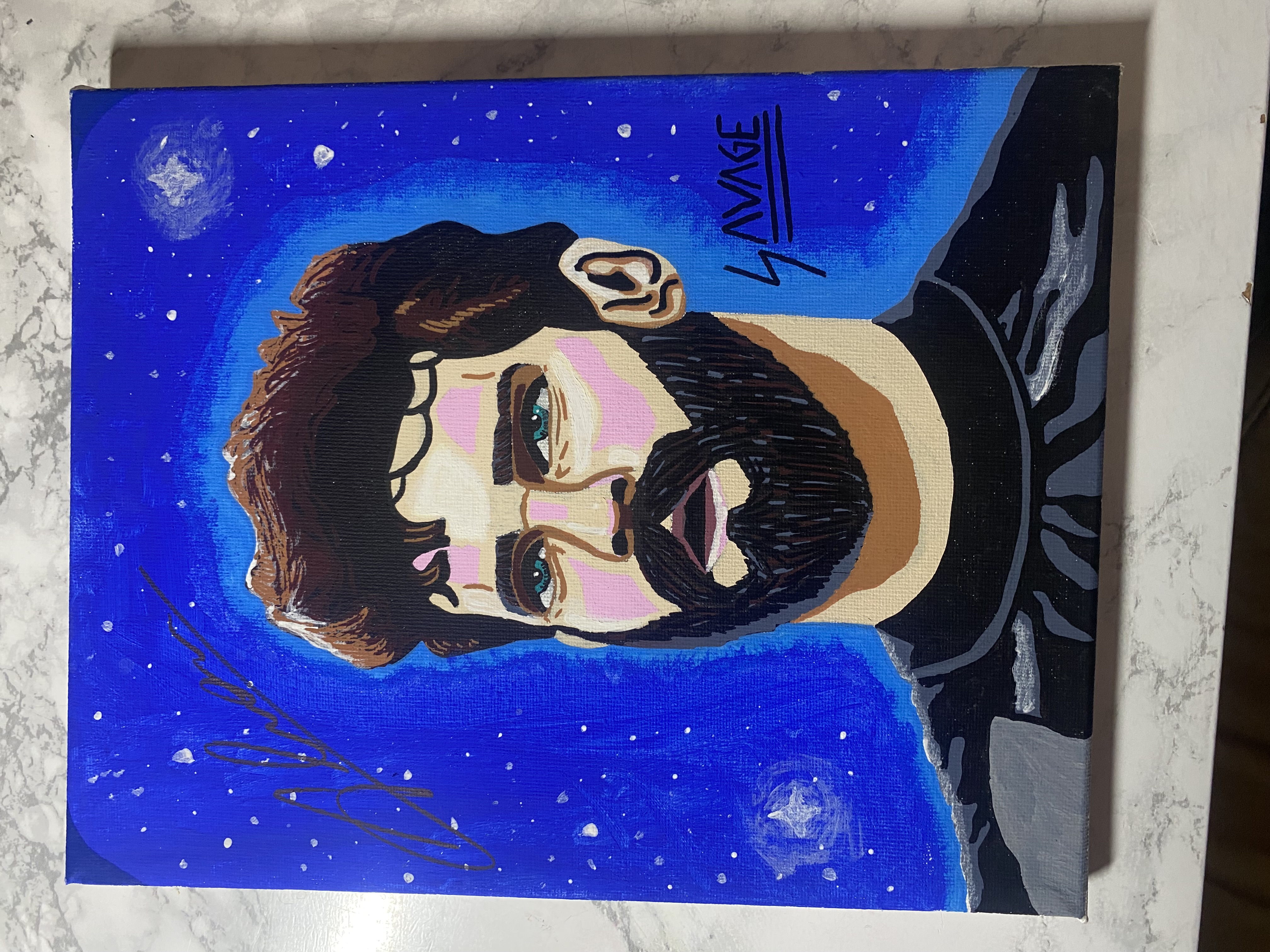 Allison Becker signed Painting