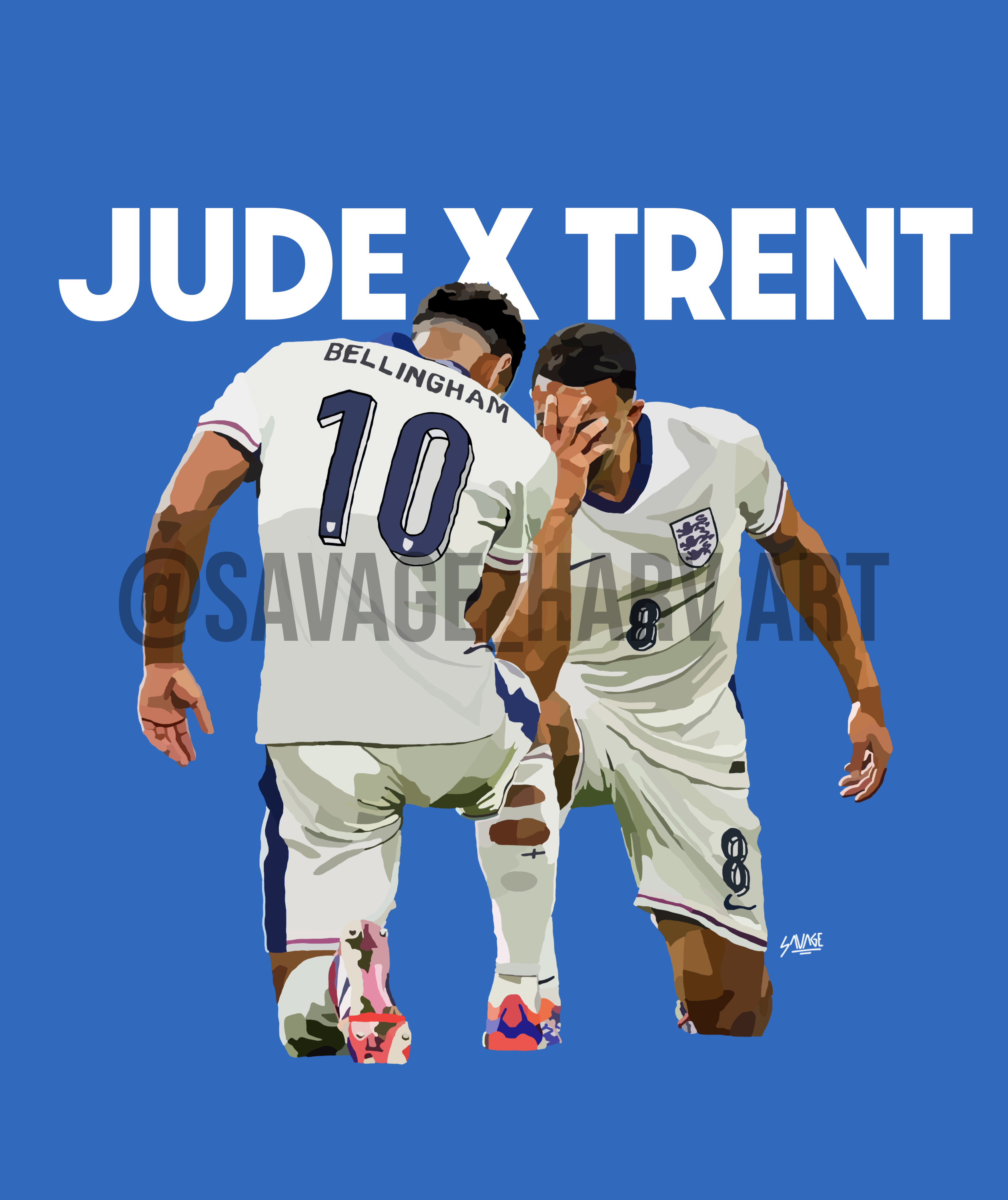 Jude x Trent  A3 Print
