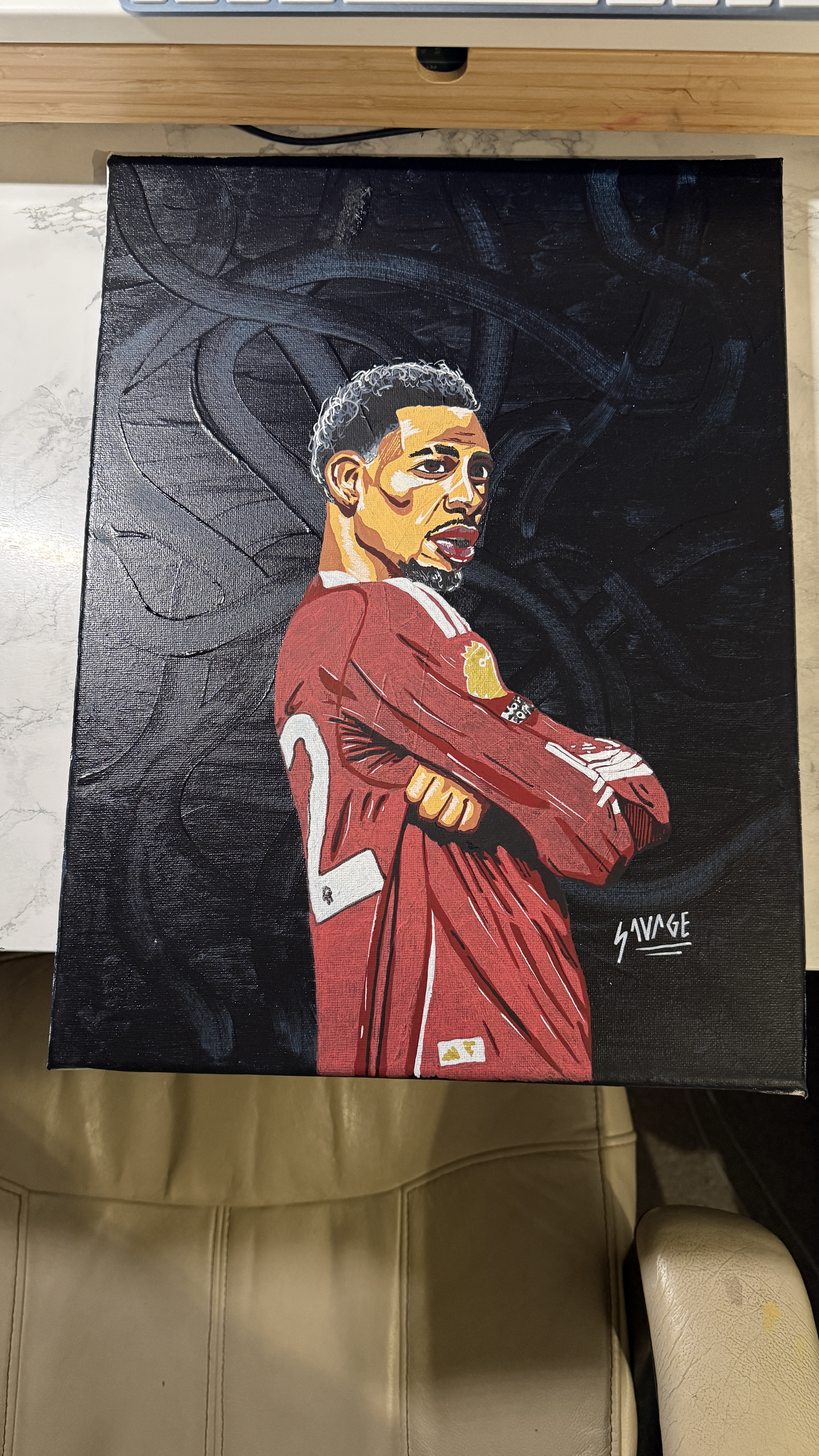 Hugo Ekitike A3 Print