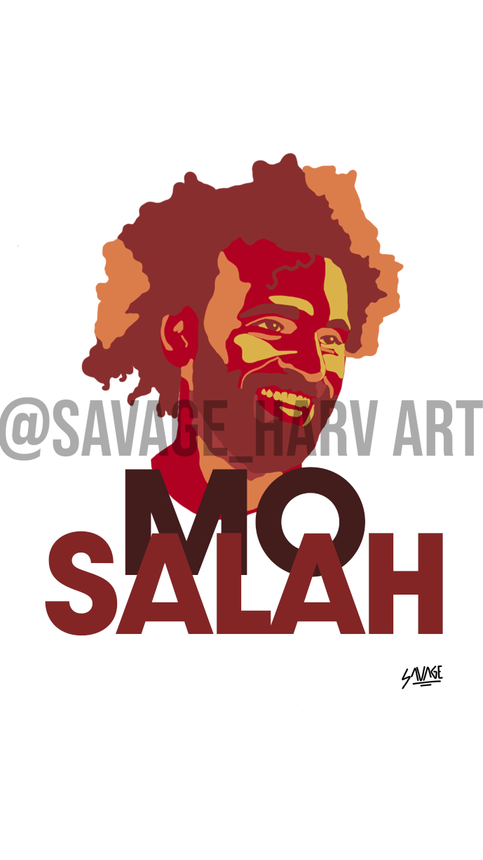 Mohammed Salah A3 Print