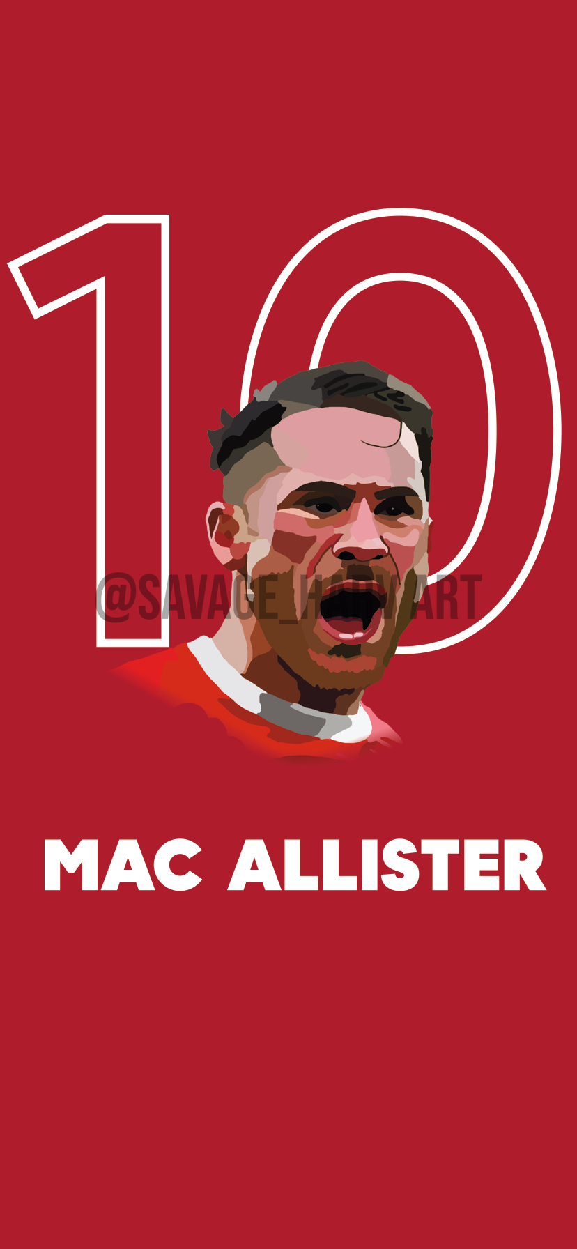 Alexis Mac allister A3 Print