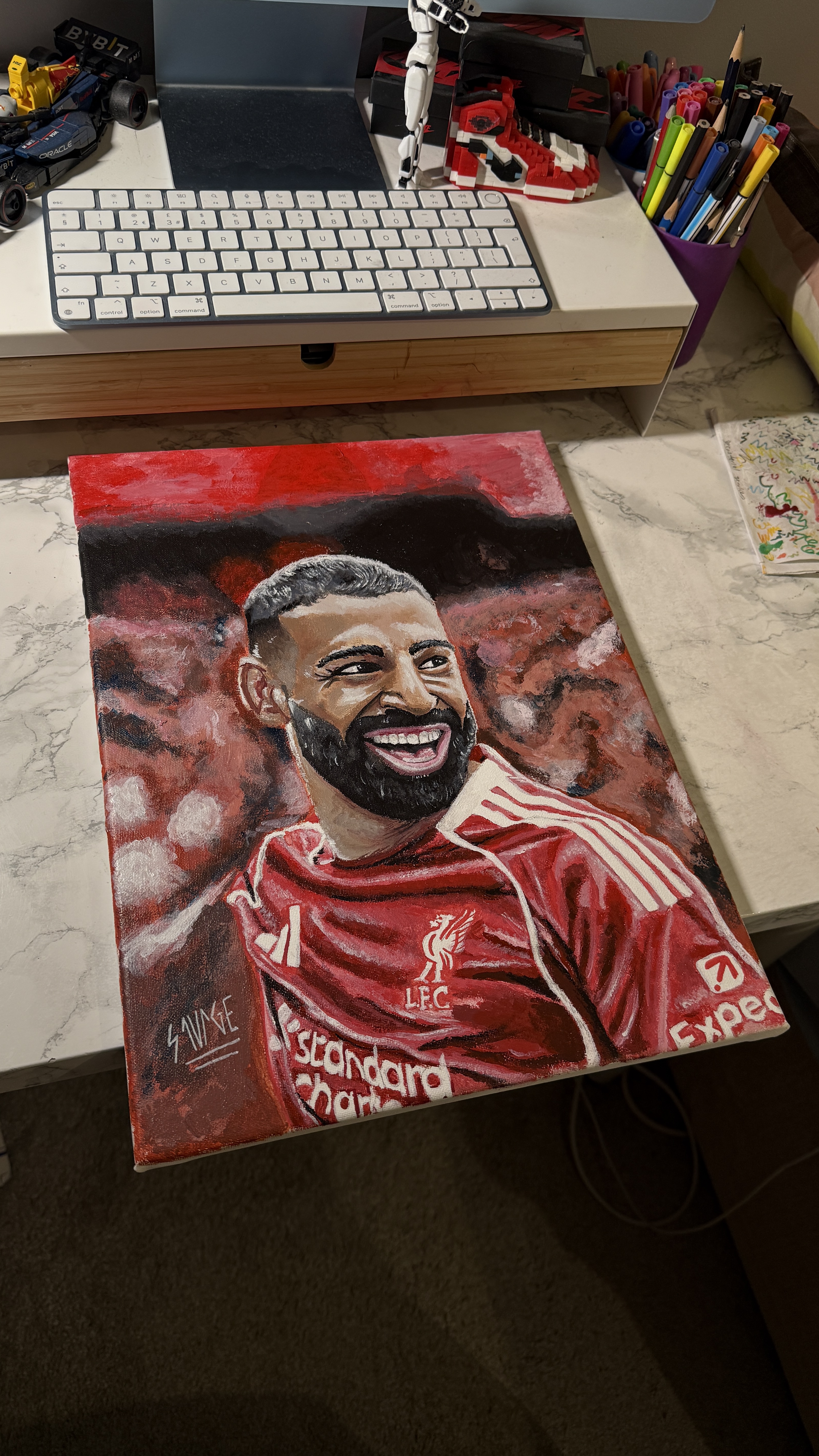 Mohammed Salah Painting