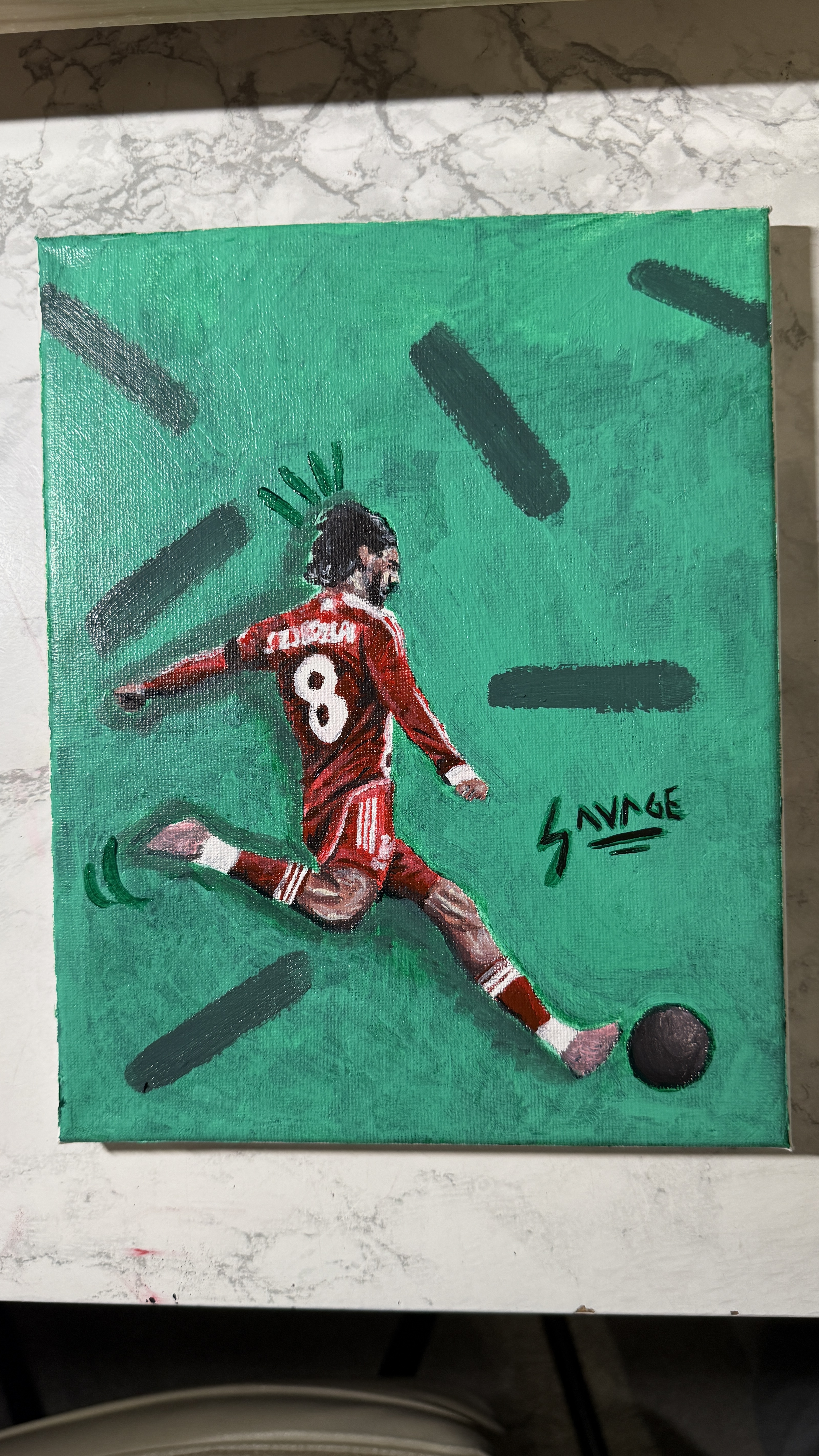 Dominik Szoboszlai Painting