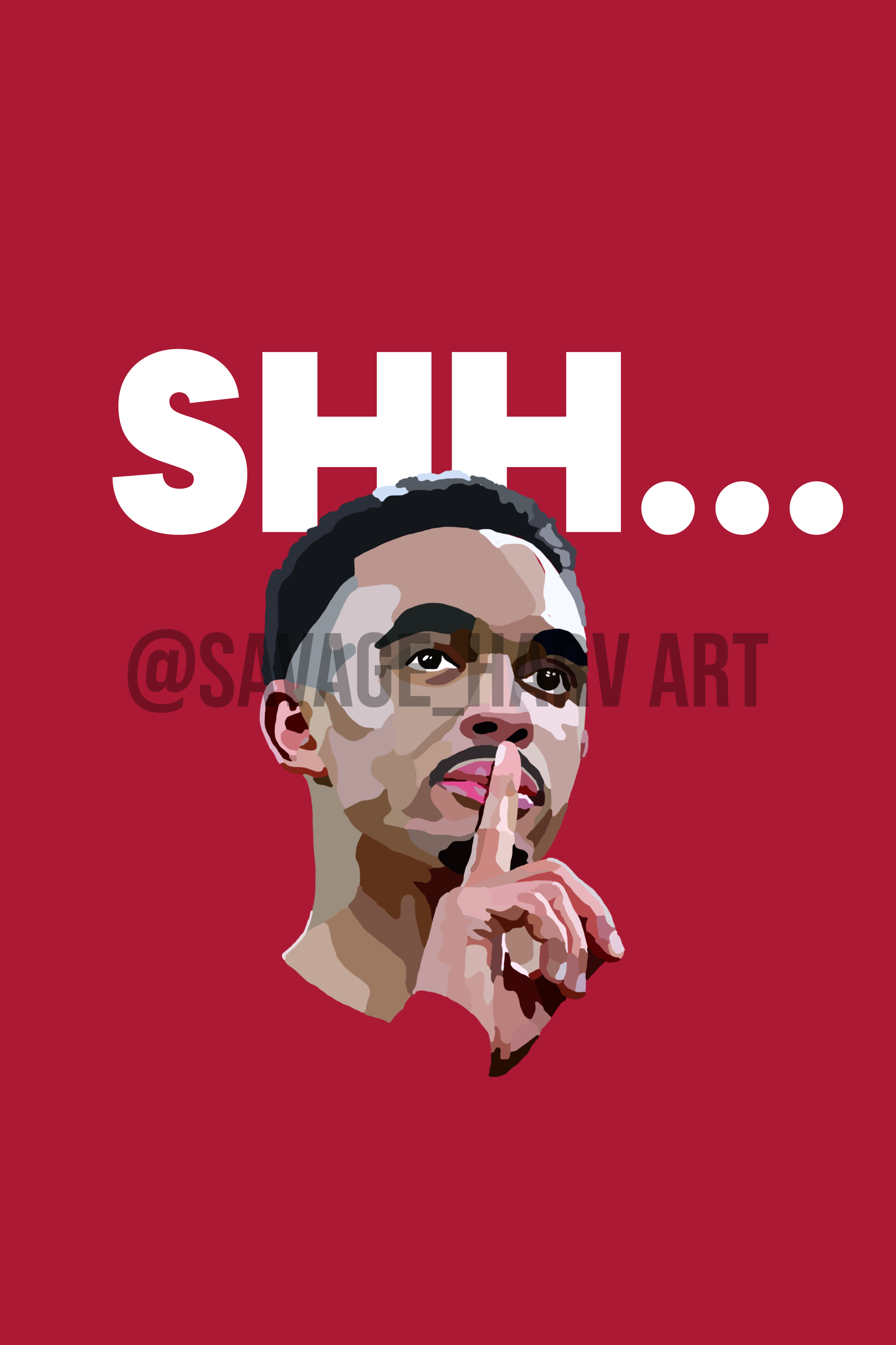 Trent Alexander Arnold (shush)  A3 Print