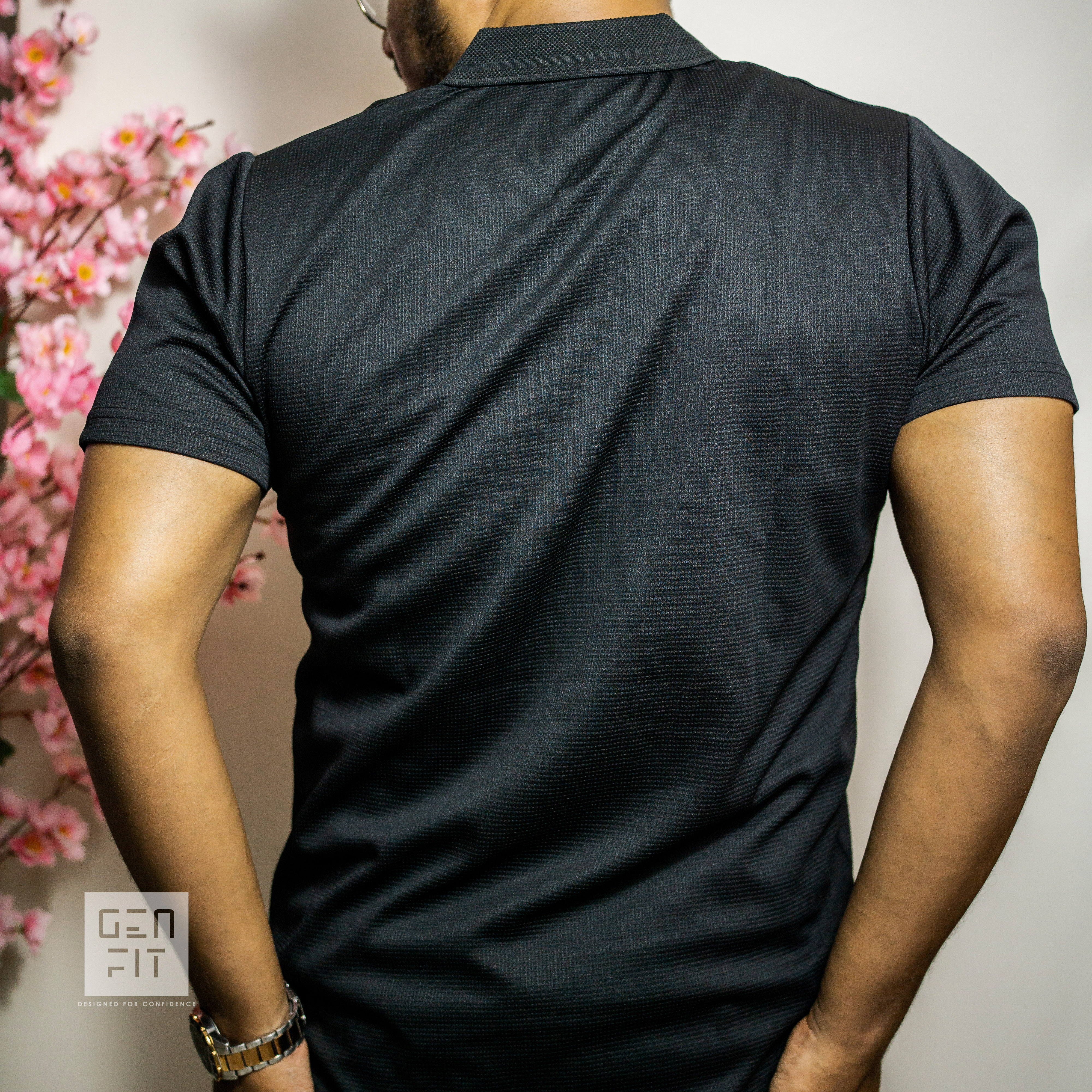 Man's Classic Black Polo Shirt